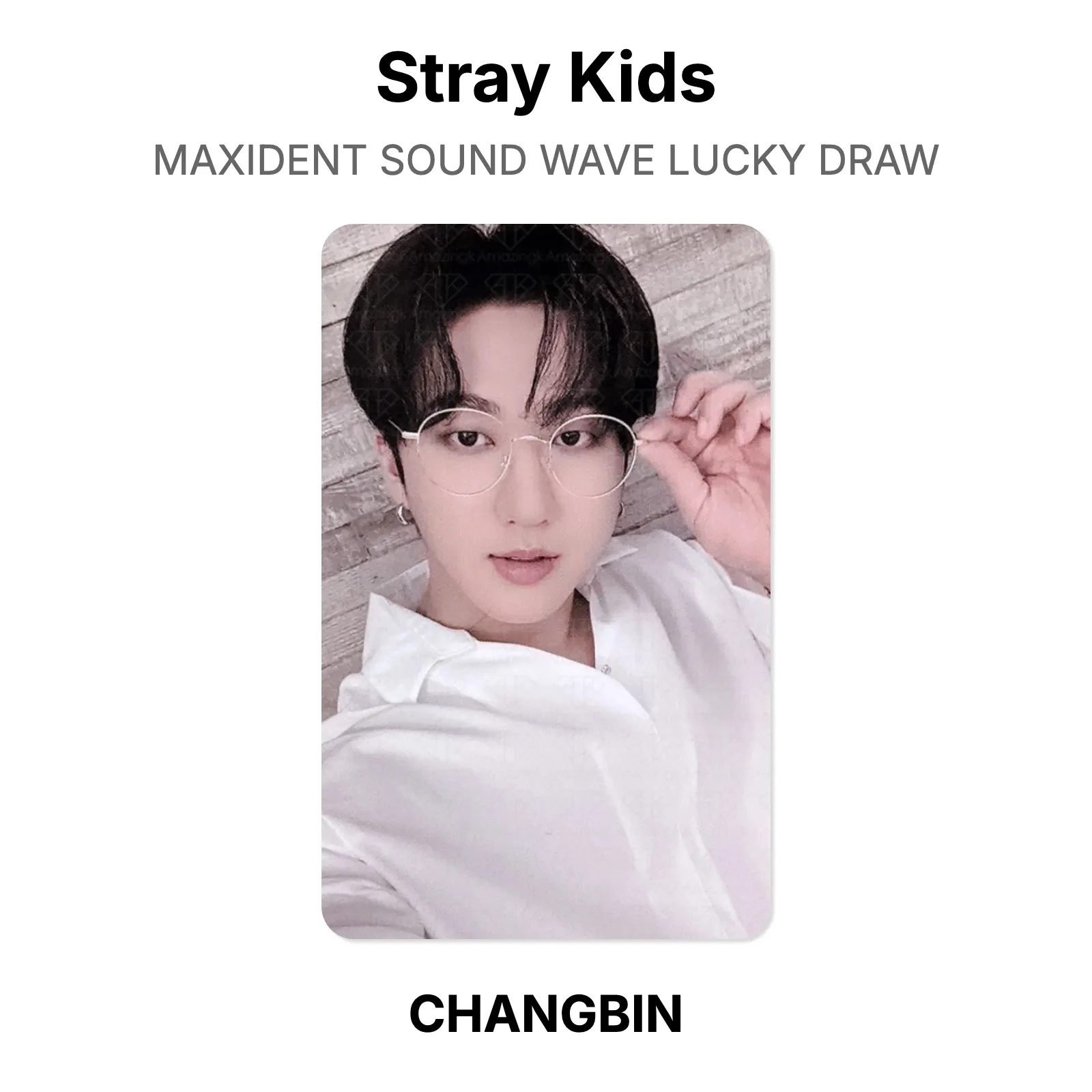 Stray Kids MAXIDENT SOUND WAVE LUCKY DRAW Official Photocard KPOP