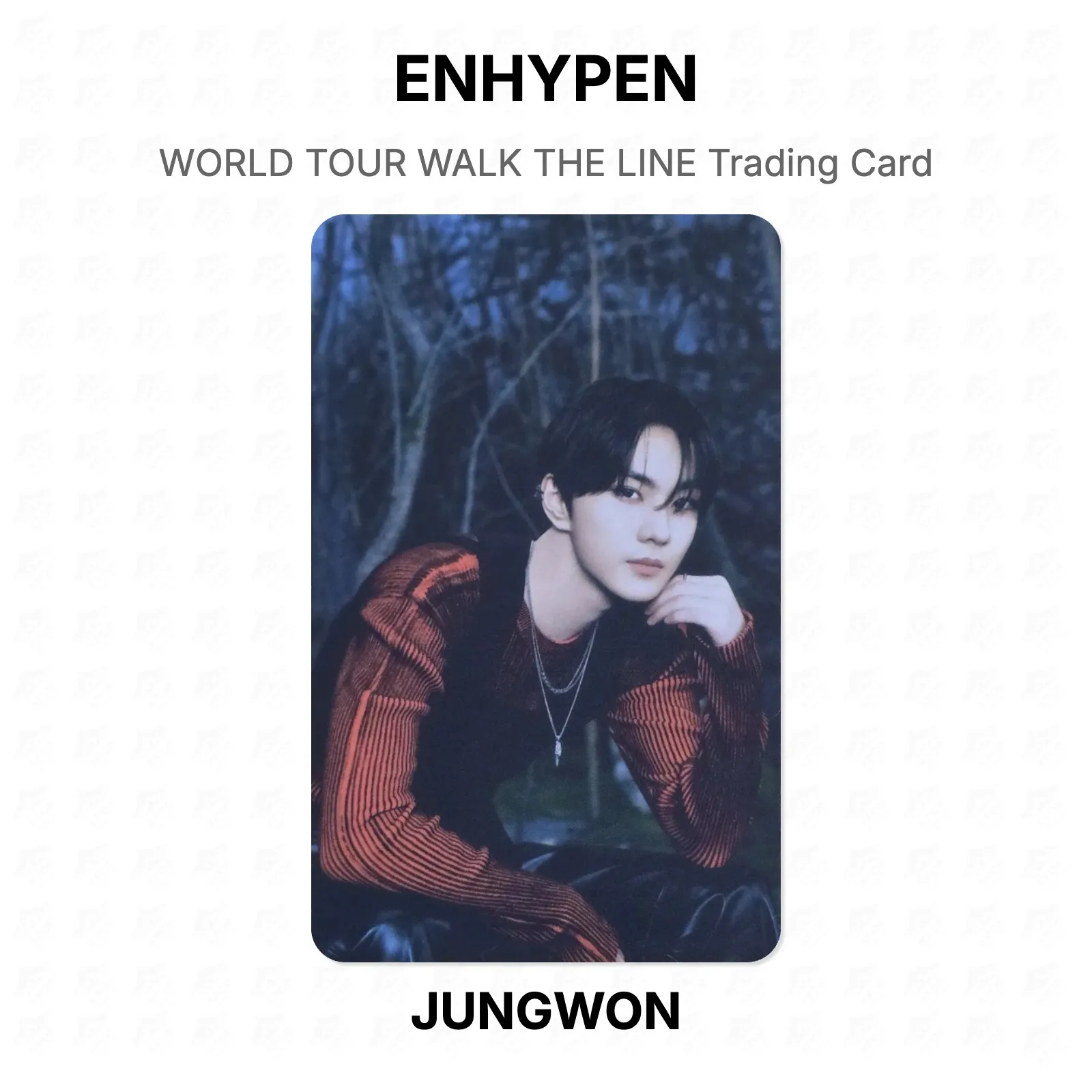 ENHYPEN WORLD TOUR WALK THE LINE Trading Card Official KPOP Special Gift