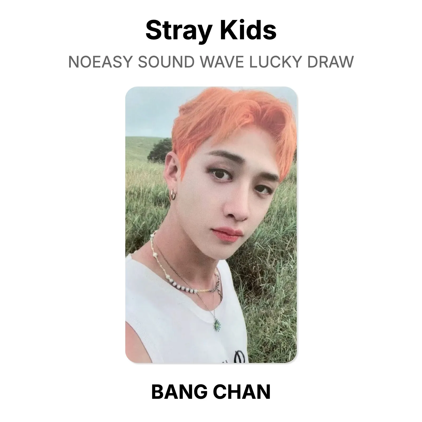 Stray Kids NOEASY SOUND WAVE LUCKY DRAW Official Photocard KPOP