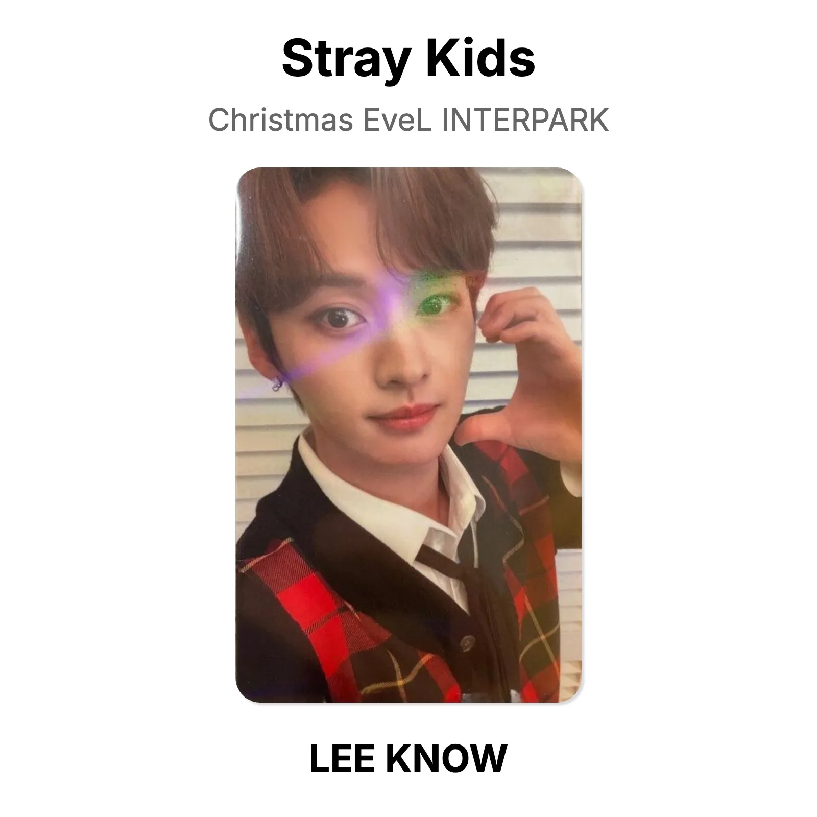 Stray Kids Christmas EveL INTERPARK Official Photocard KPOP