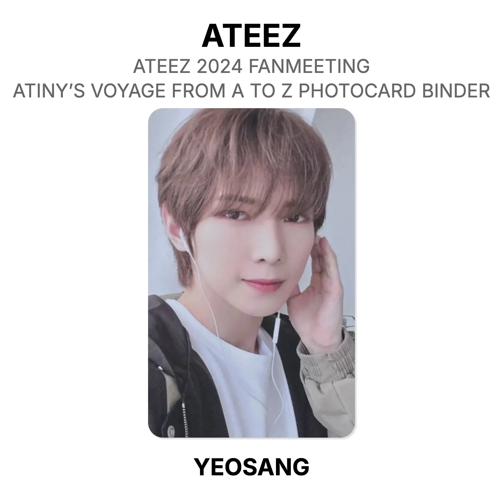 ATEEZ ATEEZ 2024 FANMEETING ATINY'S VOYAGE FROM A TO Z PHOTOCARD