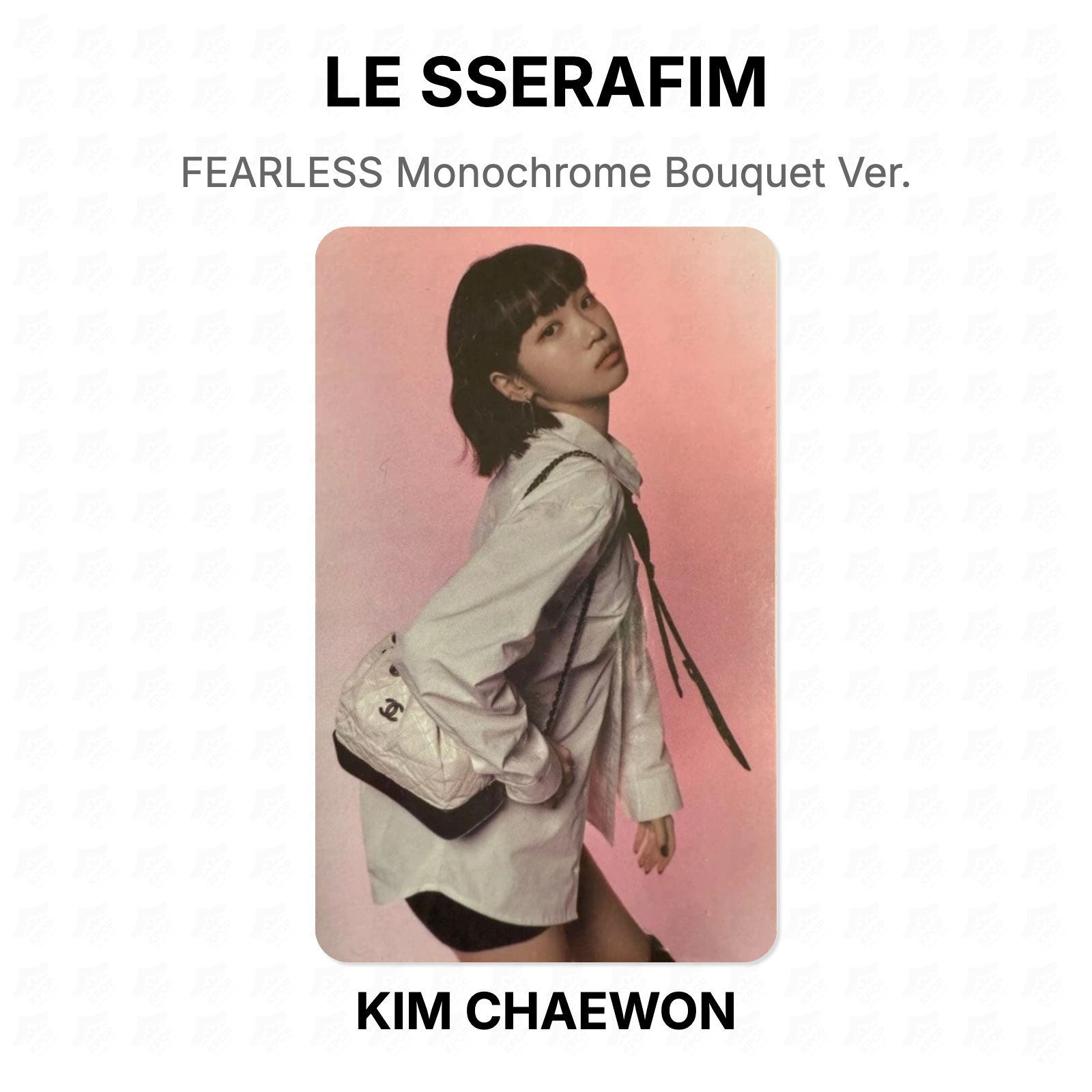 LE SSERAFIM FEARLESS Monochrome Bouquet Ver. Official KPOP Special Gift