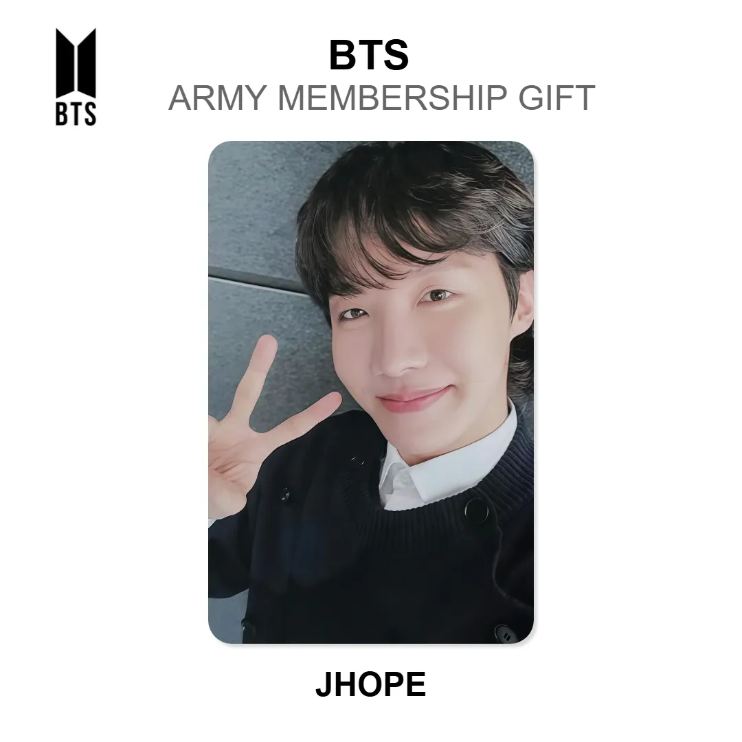 BTS ARMY MEMBERSHIP GIFT Official Photocard KPOP Special Gift