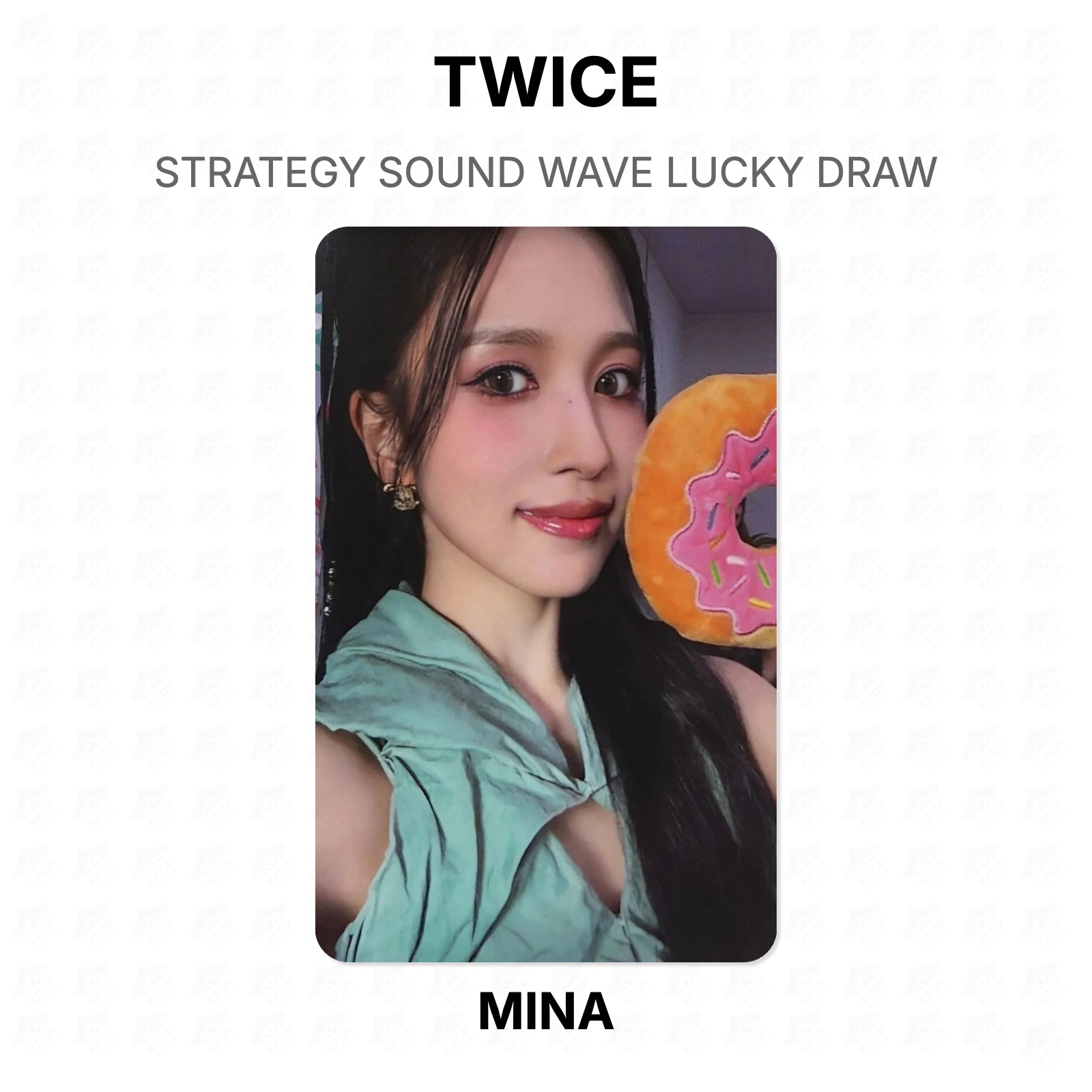 TWICE STRATEGY SOUND WAVE LUCKY DRAW Official Photocard KPOP Special Gift