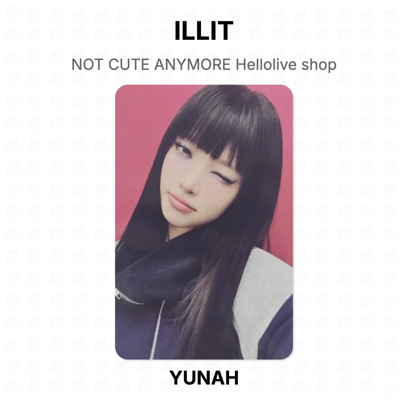 ILLIT NOT CUTE ANYMORE Hellolive shop Official Photocard KPOP Special Gift