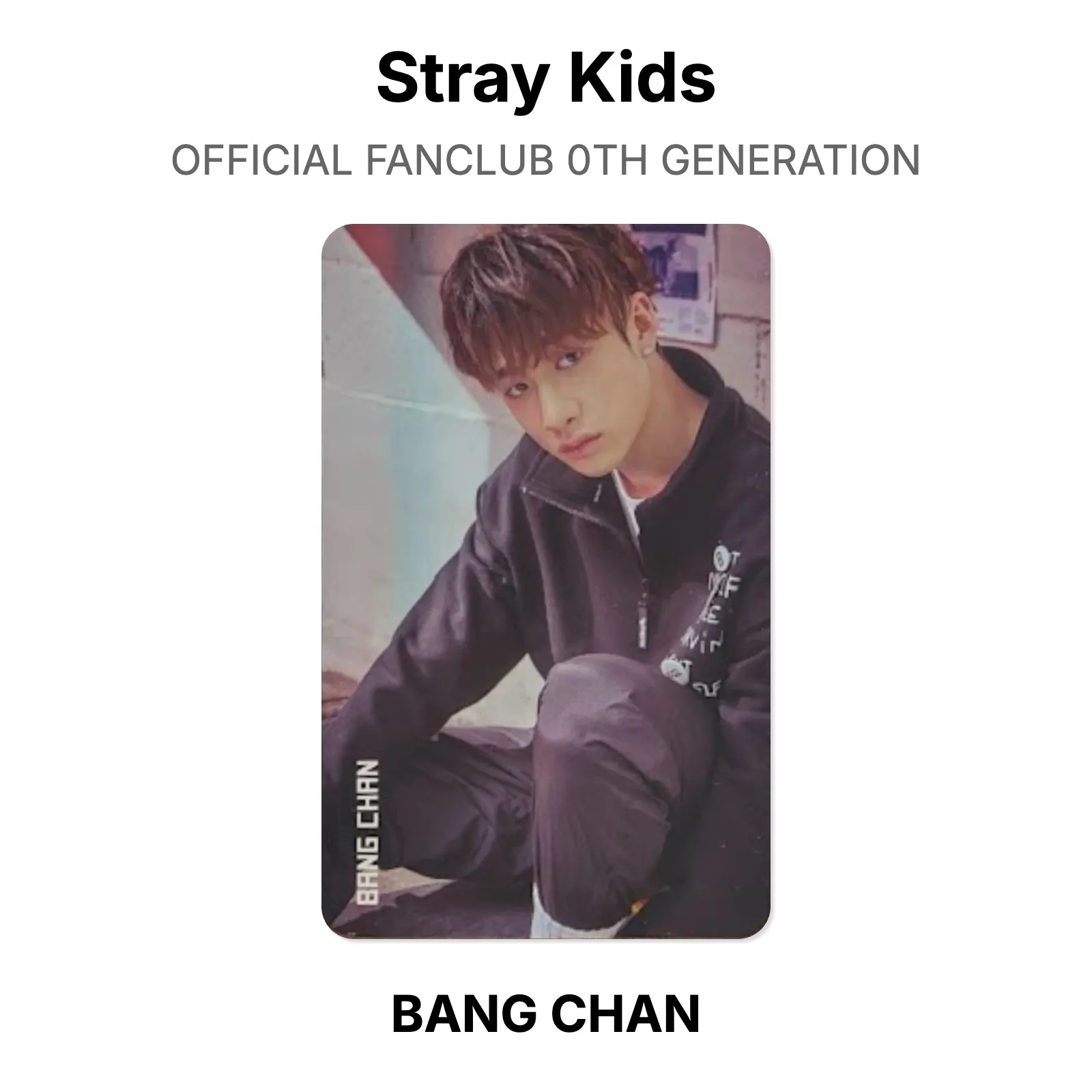 Stray Kids OFFICIAL FANCLUB 0TH GENERATION Photocard KPOP Special