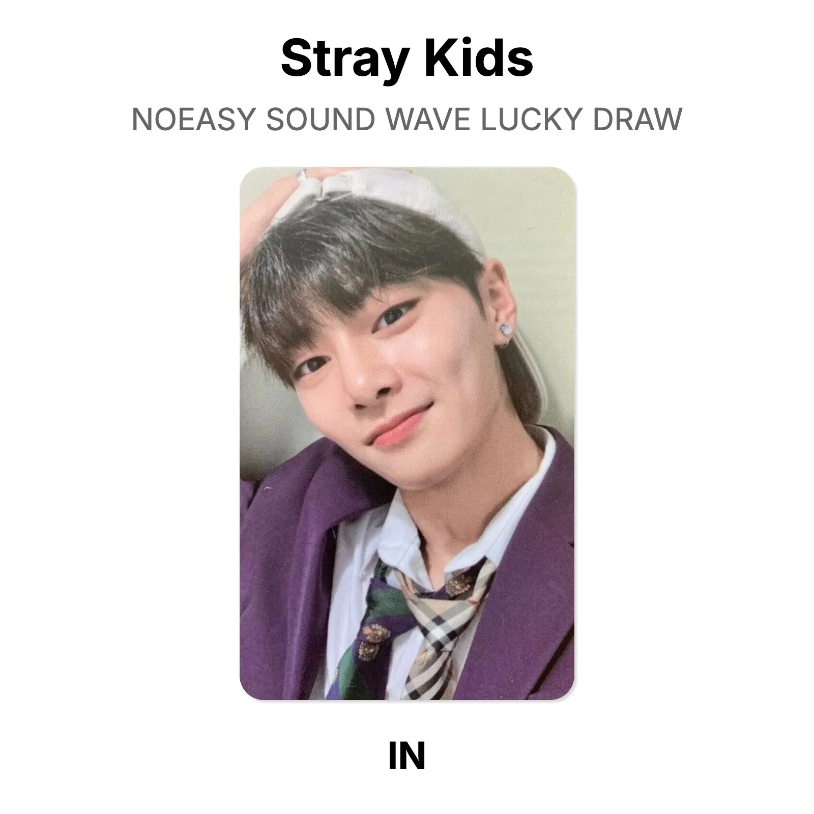 Stray Kids NOEASY SOUND WAVE LUCKY DRAW Official Photocard KPOP