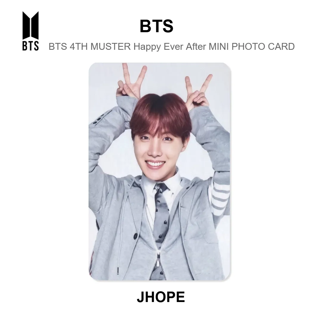 BTS BTS 4TH MUSTER Happy Ever After MINI PHOTO CARD Official KPOP Special Gift
