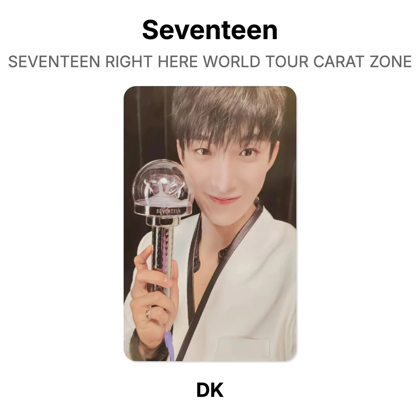 Seventeen SEVENTEEN RIGHT HERE WORLD TOUR CARAT ZONE Official KPOP