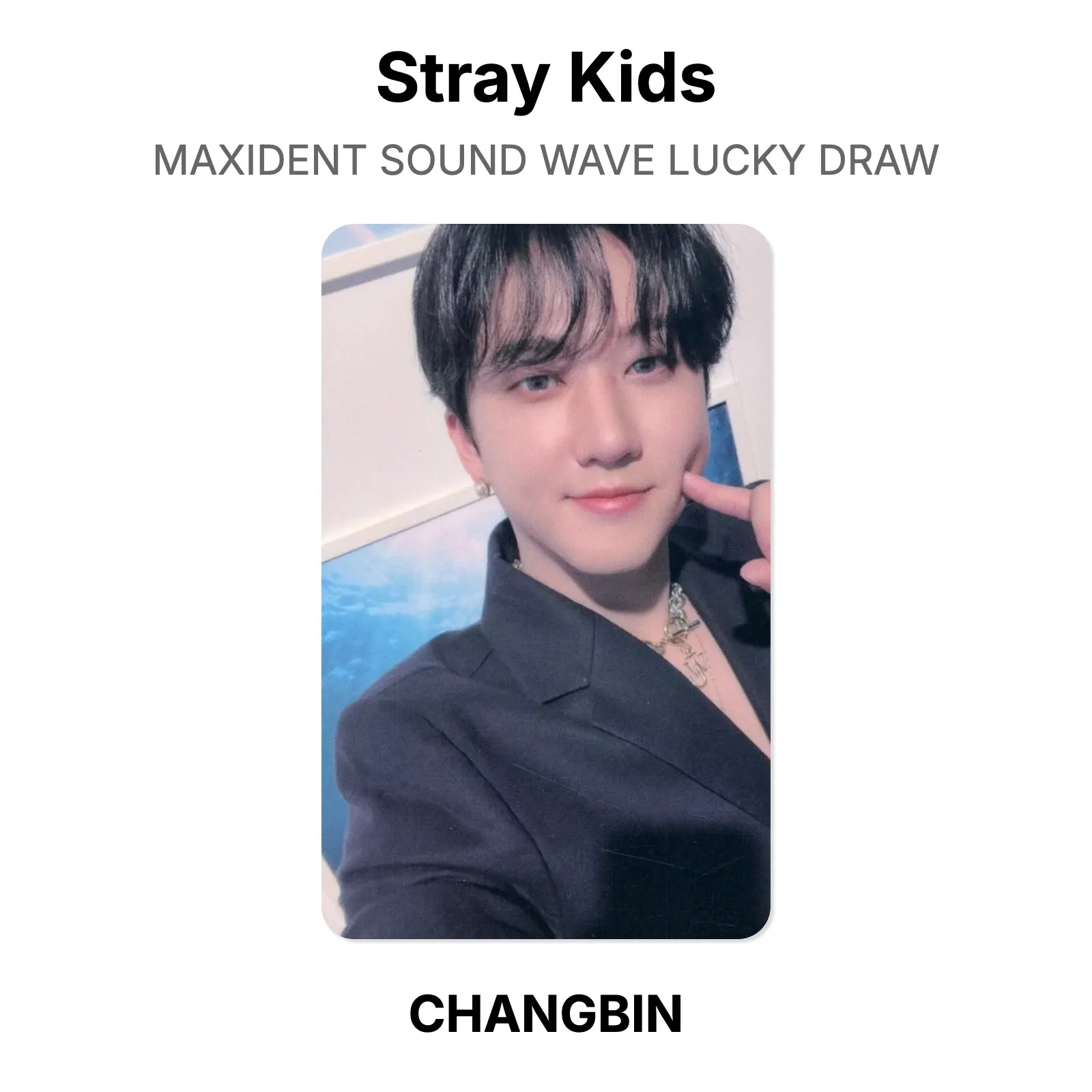 Stray Kids MAXIDENT SOUND WAVE LUCKY DRAW Official Photocard KPOP
