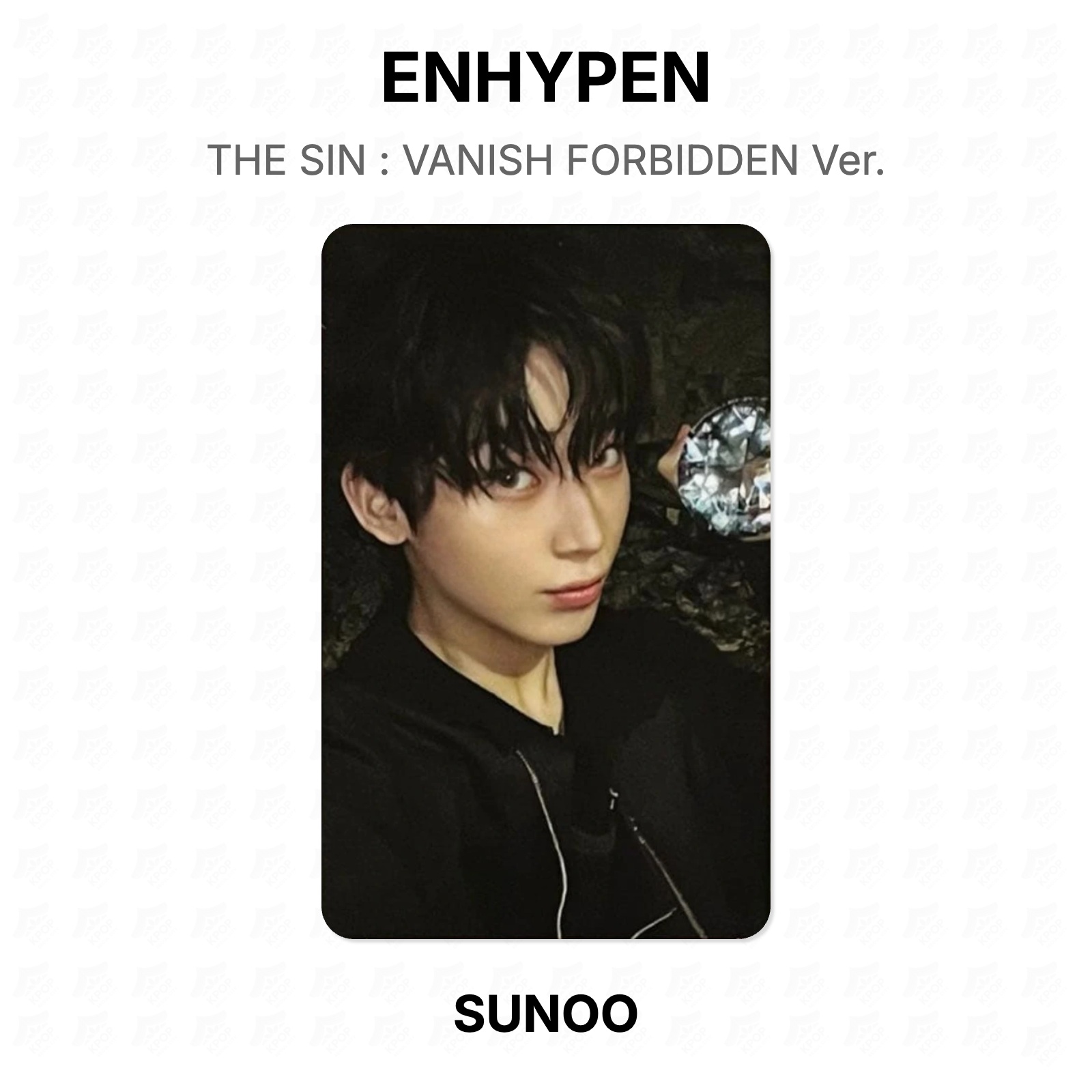 ENHYPEN THE SIN : VANISH FORBIDDEN Ver. Official Photocard KPOP Special Gift