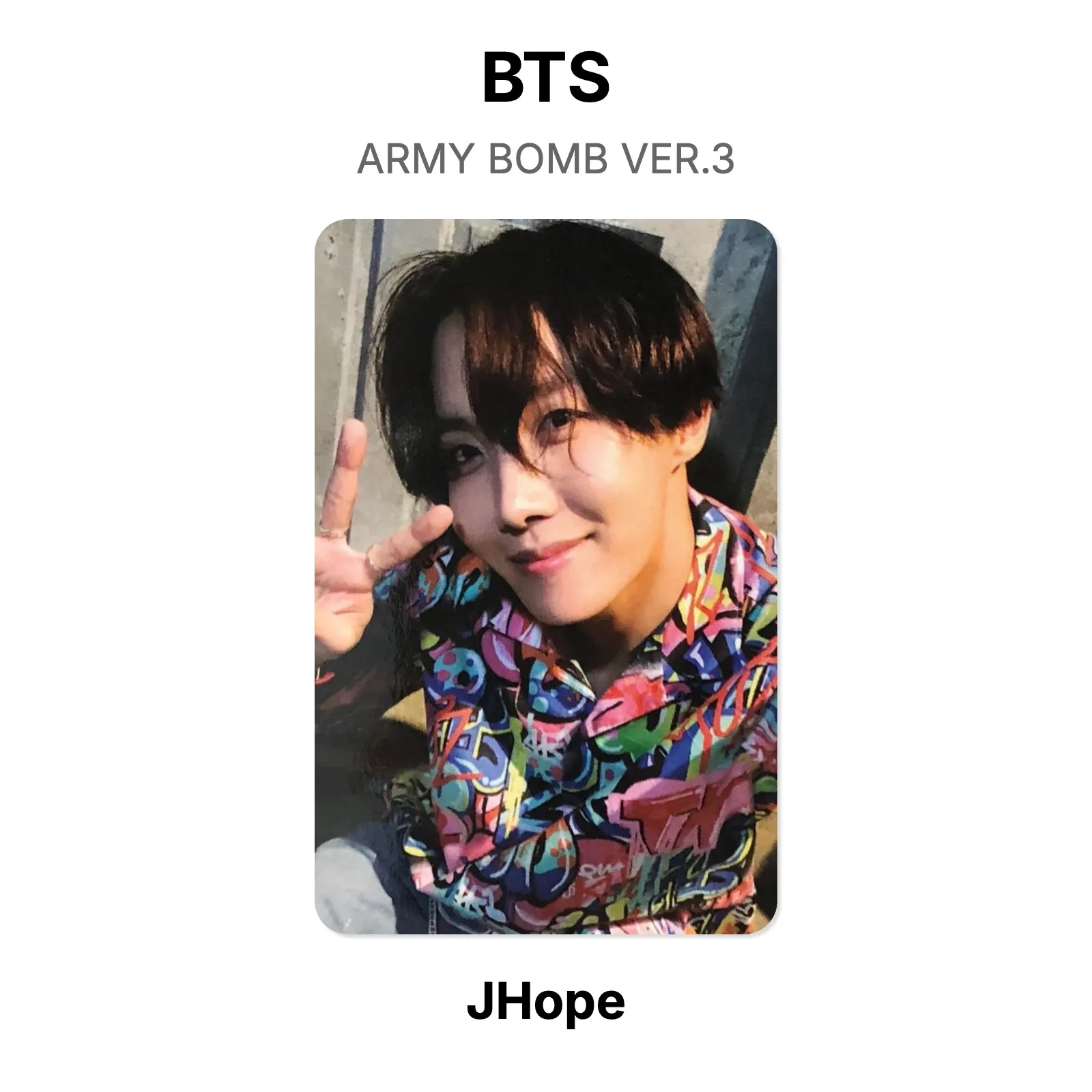 BTS ARMY BOMB VER.3 Official Photocard KPOP Special Gift