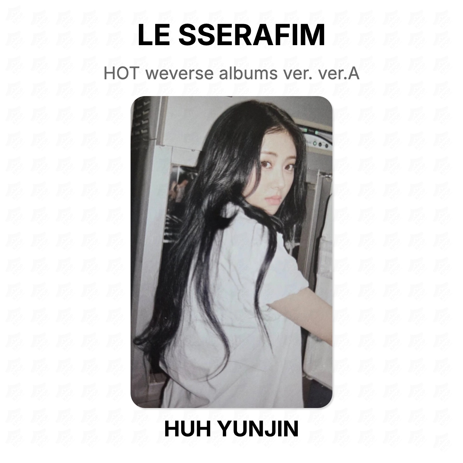 LE SSERAFIM HOT weverse albums ver. ver.A Official Photocard KPOP Special Gift
