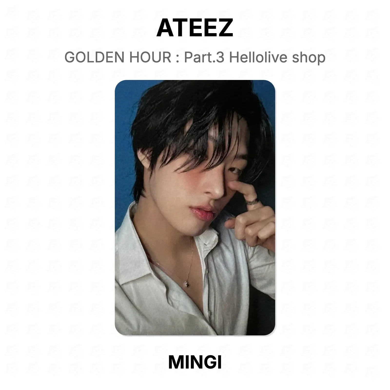 ATEEZ GOLDEN HOUR : Part.3 Hellolive shop Official Photocard KPOP Special Gift
