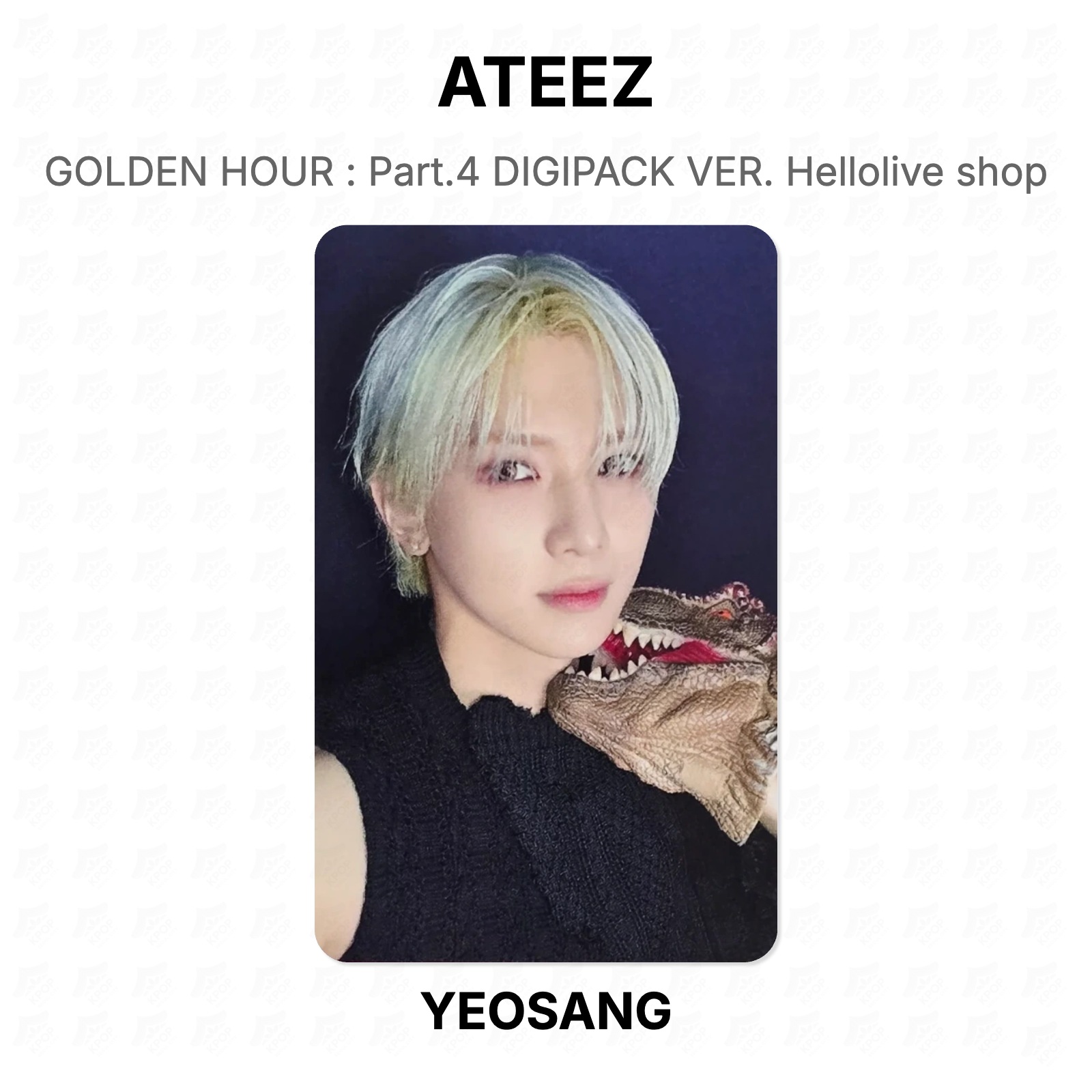 ATEEZ GOLDEN HOUR : Part.4 DIGIPACK VER. Hellolive shop KPOP Special Gift