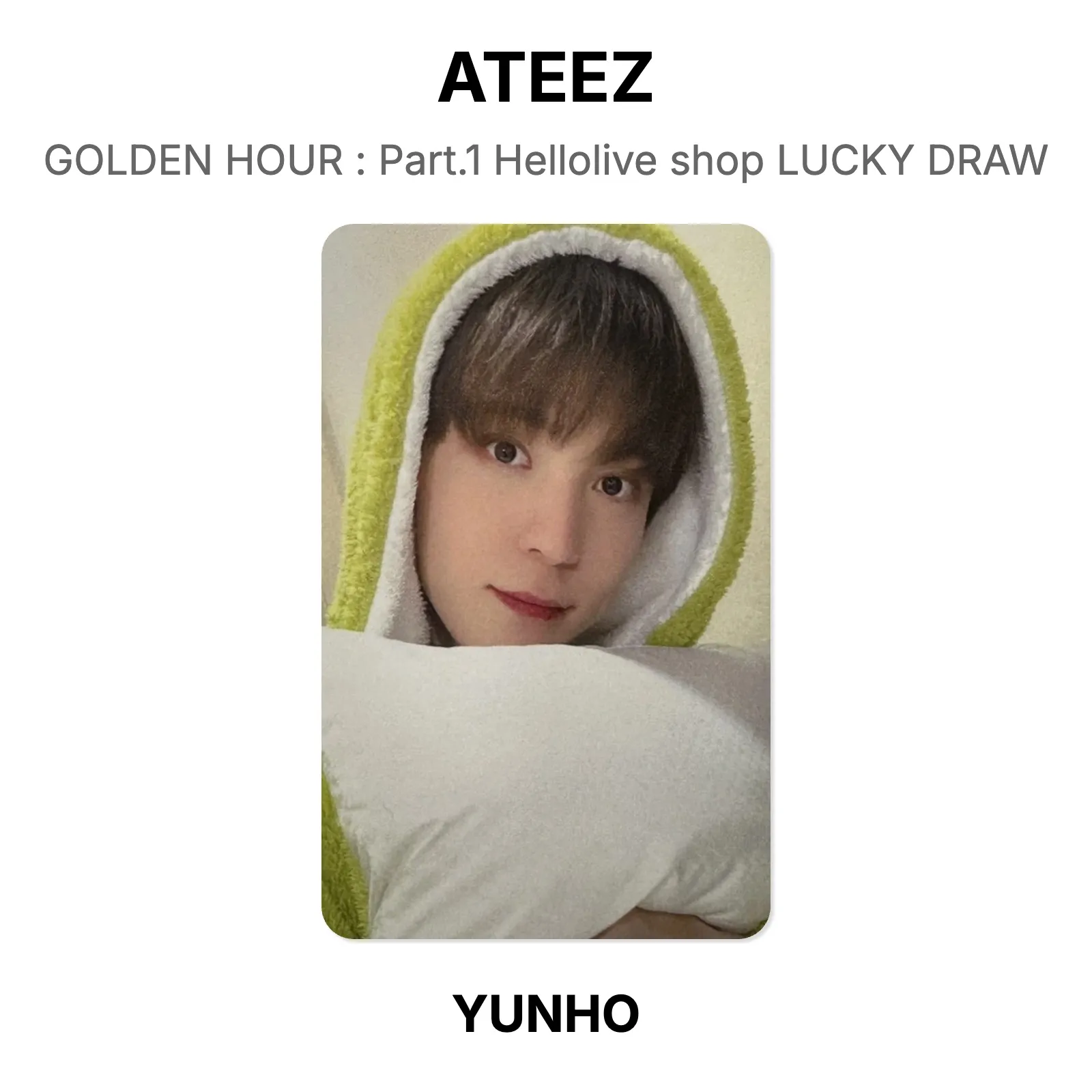 ATEEZ GOLDEN HOUR : Part.1 Hellolive shop LUCKY DRAW Official KPOP Special Gift