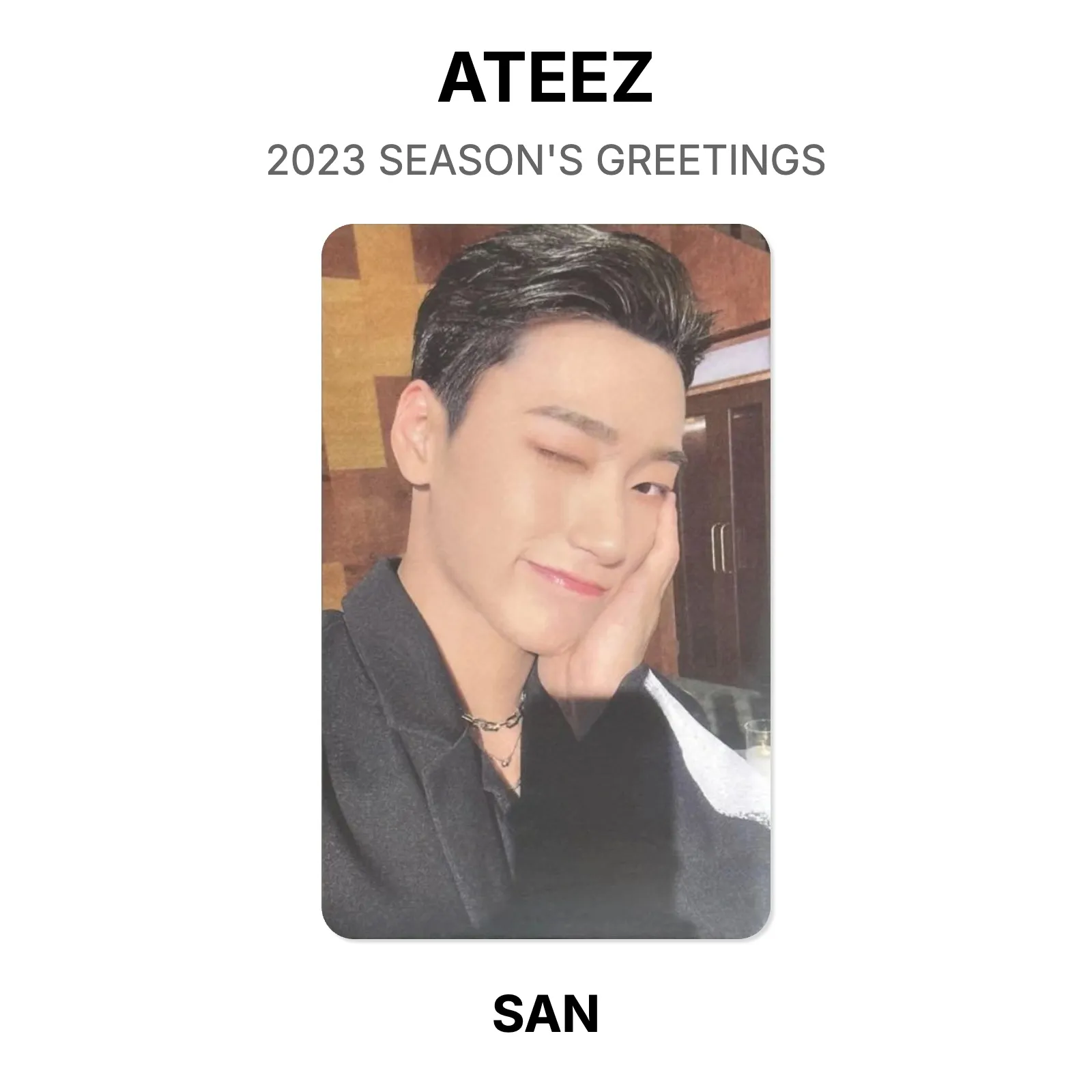 ATEEZ 2023 SEASON'S GREETINGS Official Photocard KPOP Special Gift