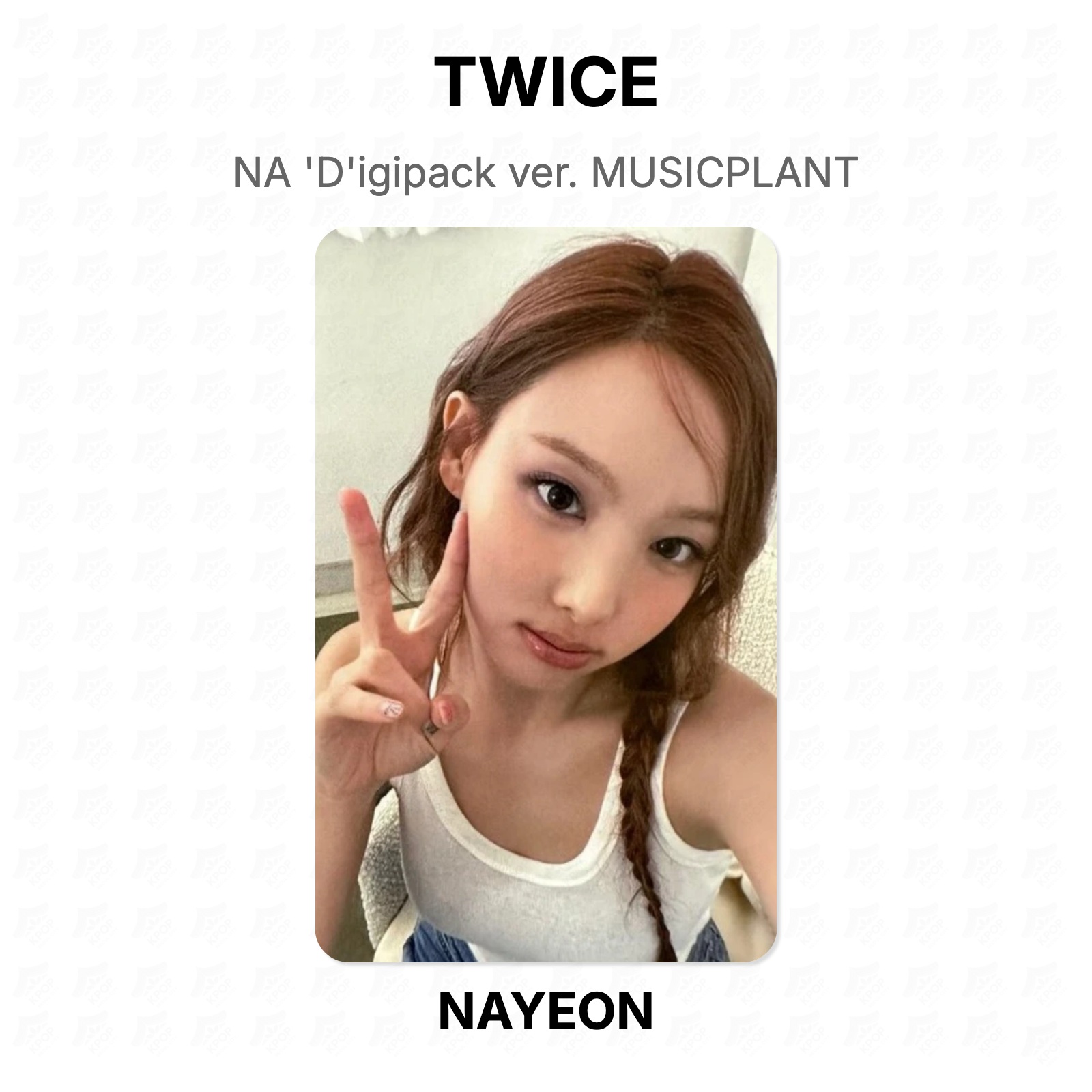TWICE NA ‘D’igipack ver. MUSICPLANT Official Photocard KPOP Special Gift
