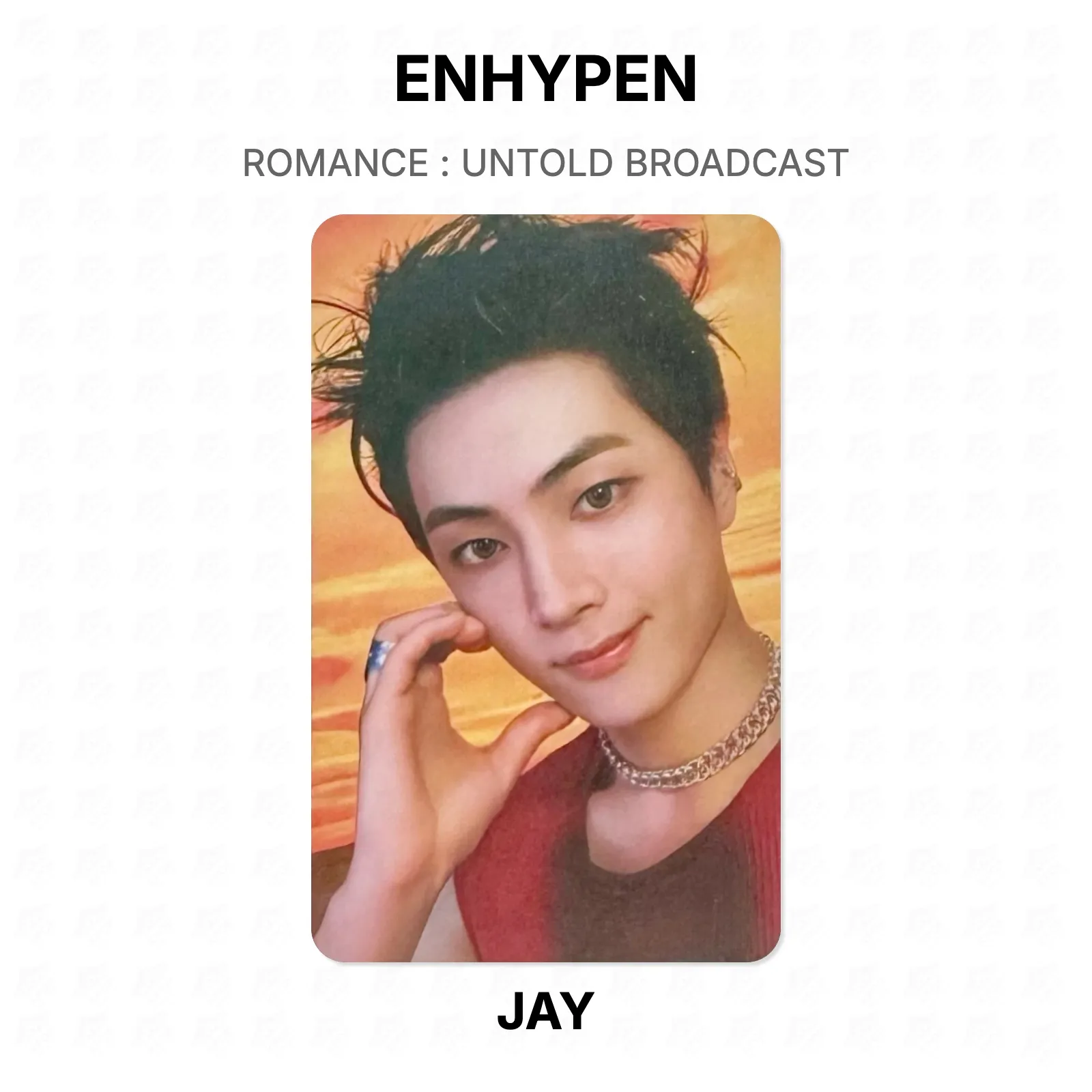 ENHYPEN ROMANCE : UNTOLD BROADCAST Official Photocard KPOP Special