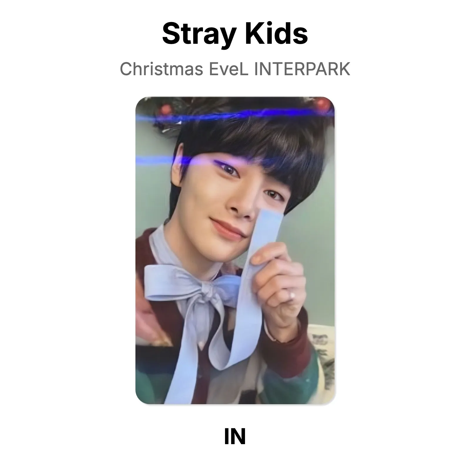Stray Kids Christmas EveL INTERPARK Official Photocard KPOP