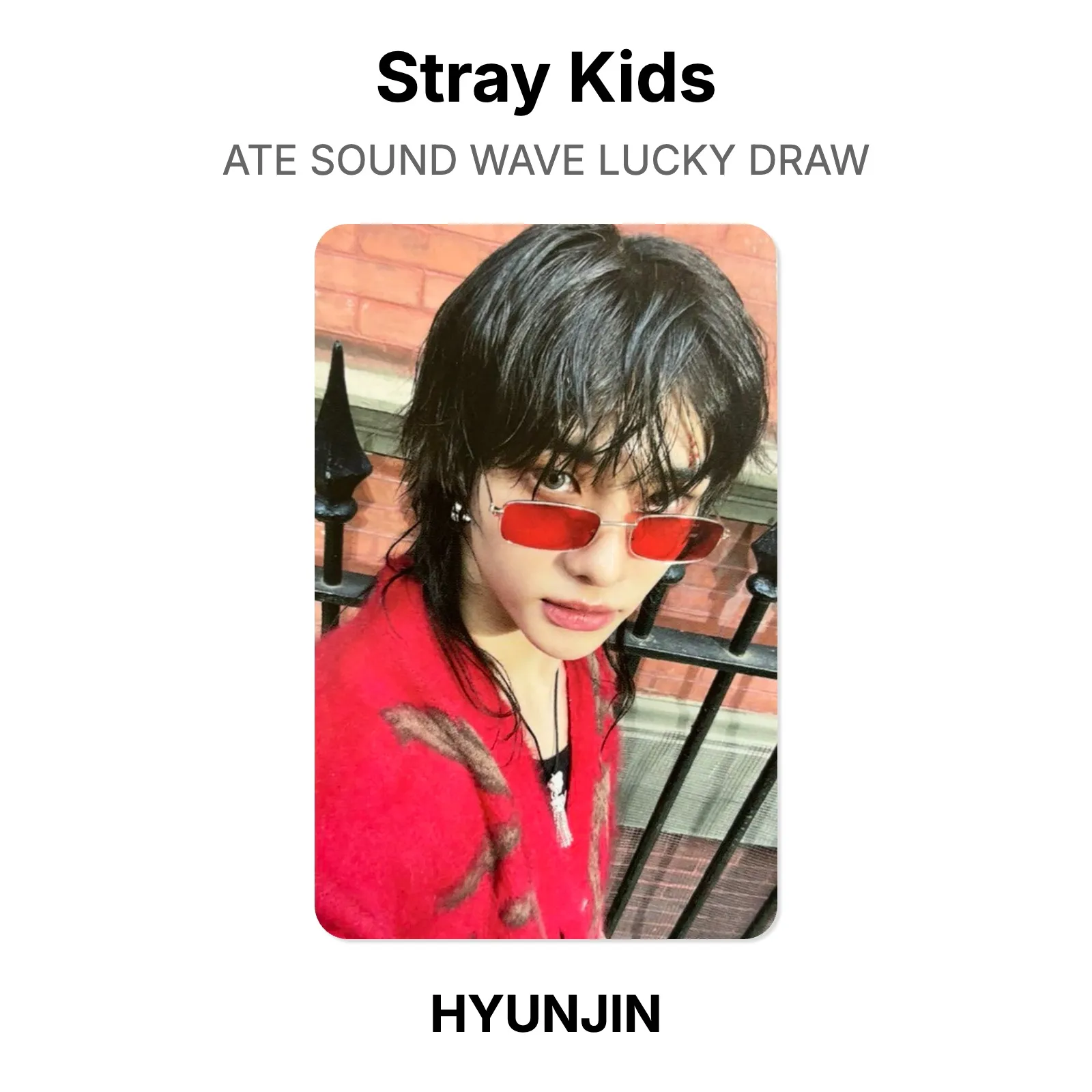 Stray Kids ATE SOUND WAVE LUCKY DRAW Official Photocard KPOP