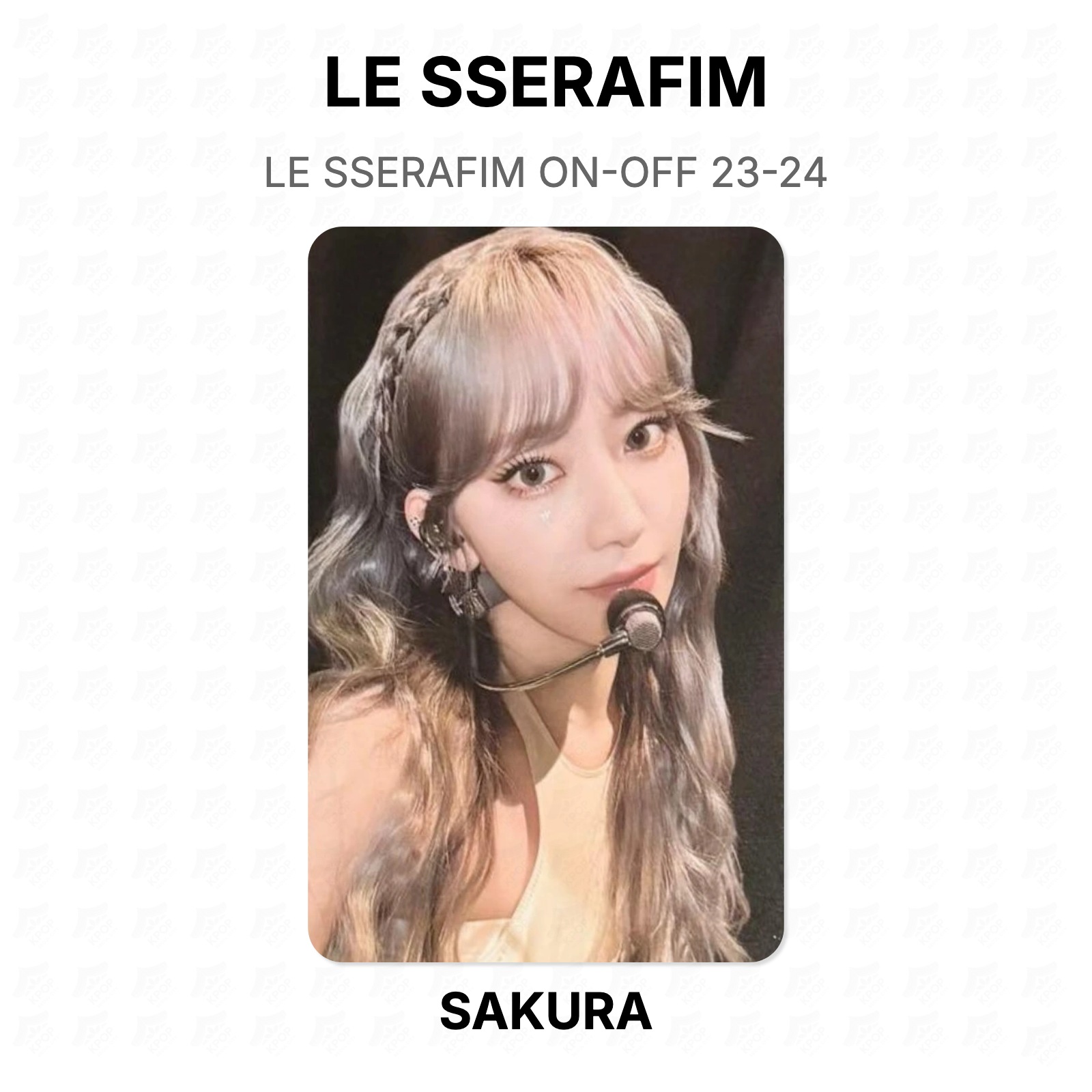 LE SSERAFIM ON-OFF 23-24 Official Photocard KPOP Special Gift