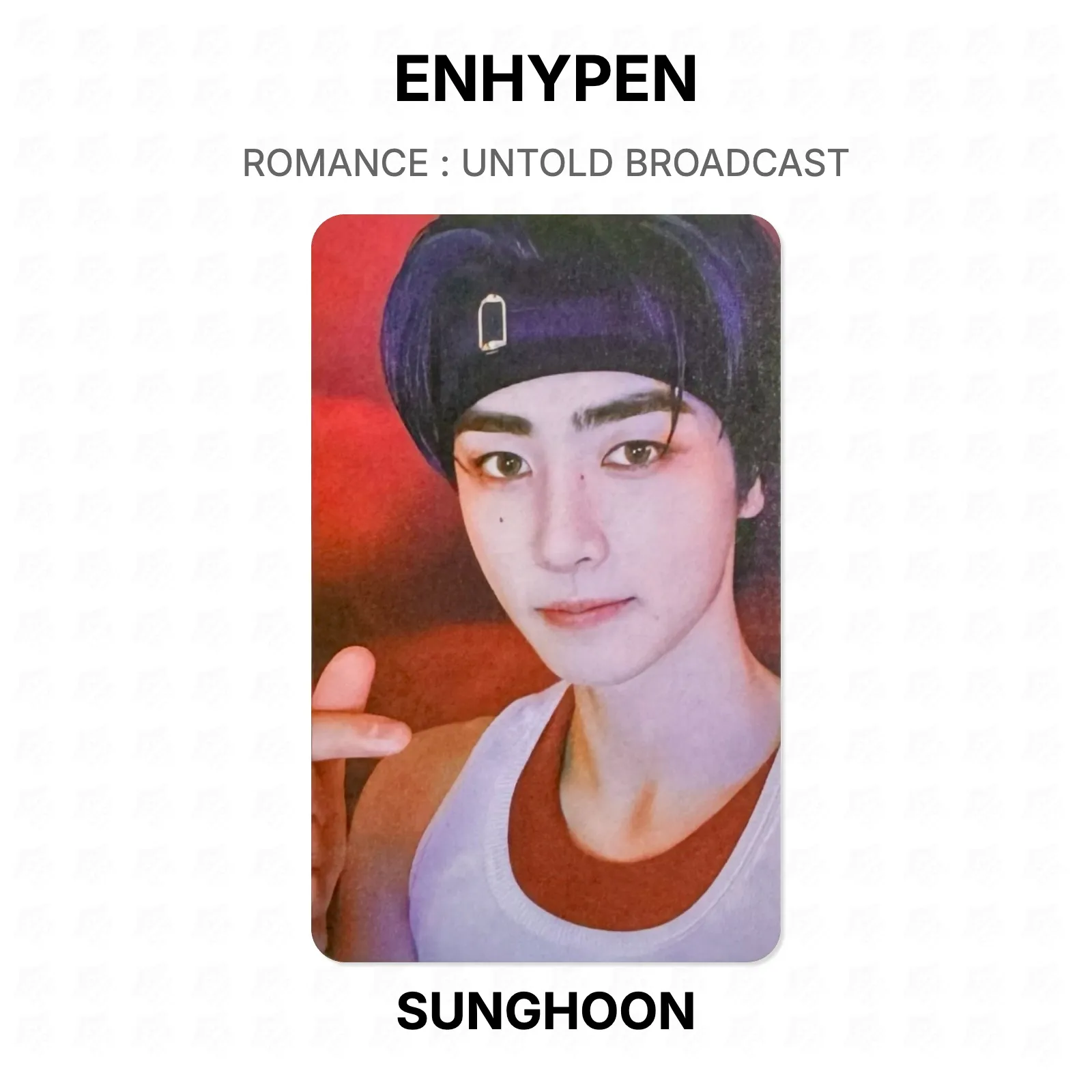 ENHYPEN ROMANCE : UNTOLD BROADCAST Official Photocard KPOP Special