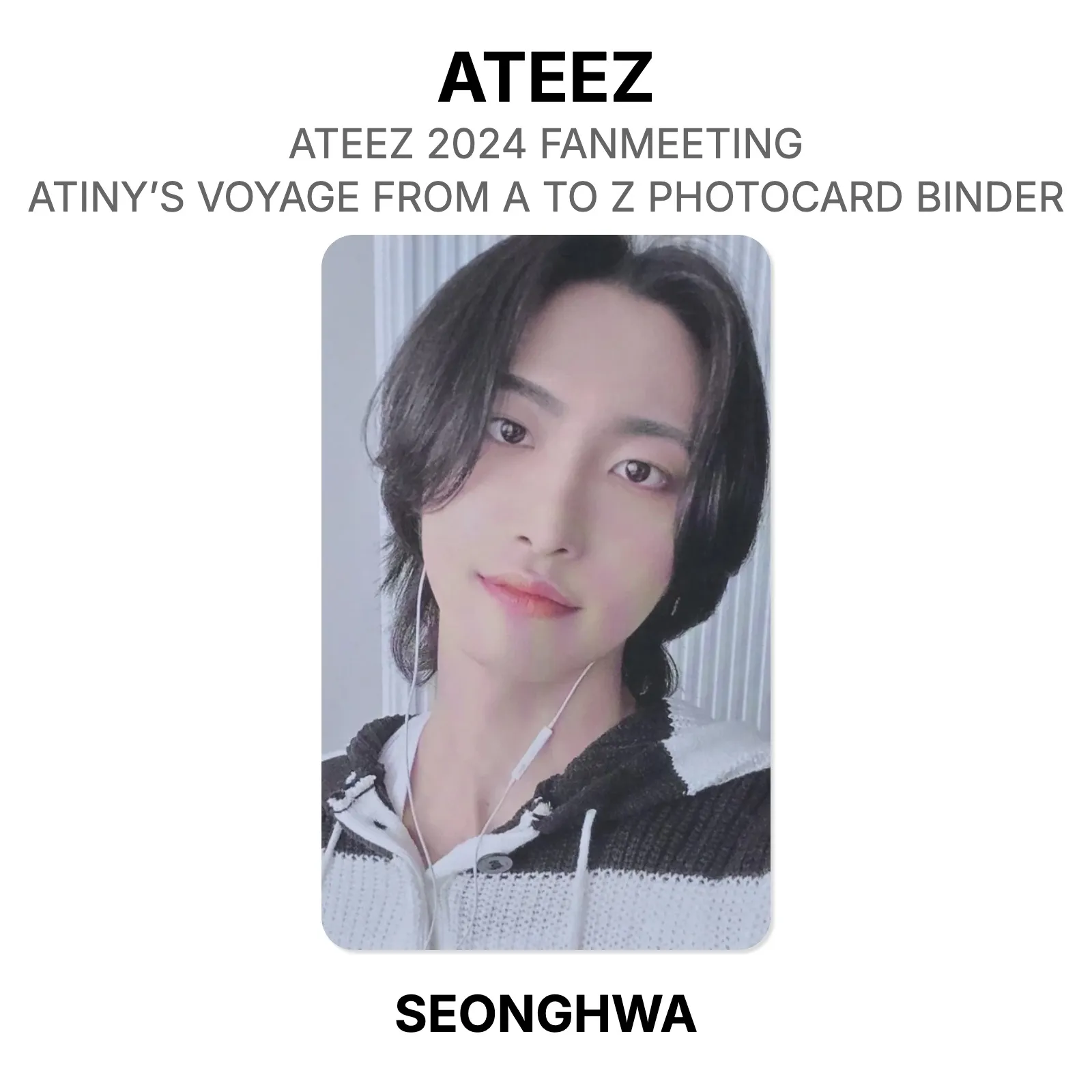 ATEEZ ATEEZ 2024 FANMEETING ATINY'S VOYAGE FROM A TO Z PHOTOCARD