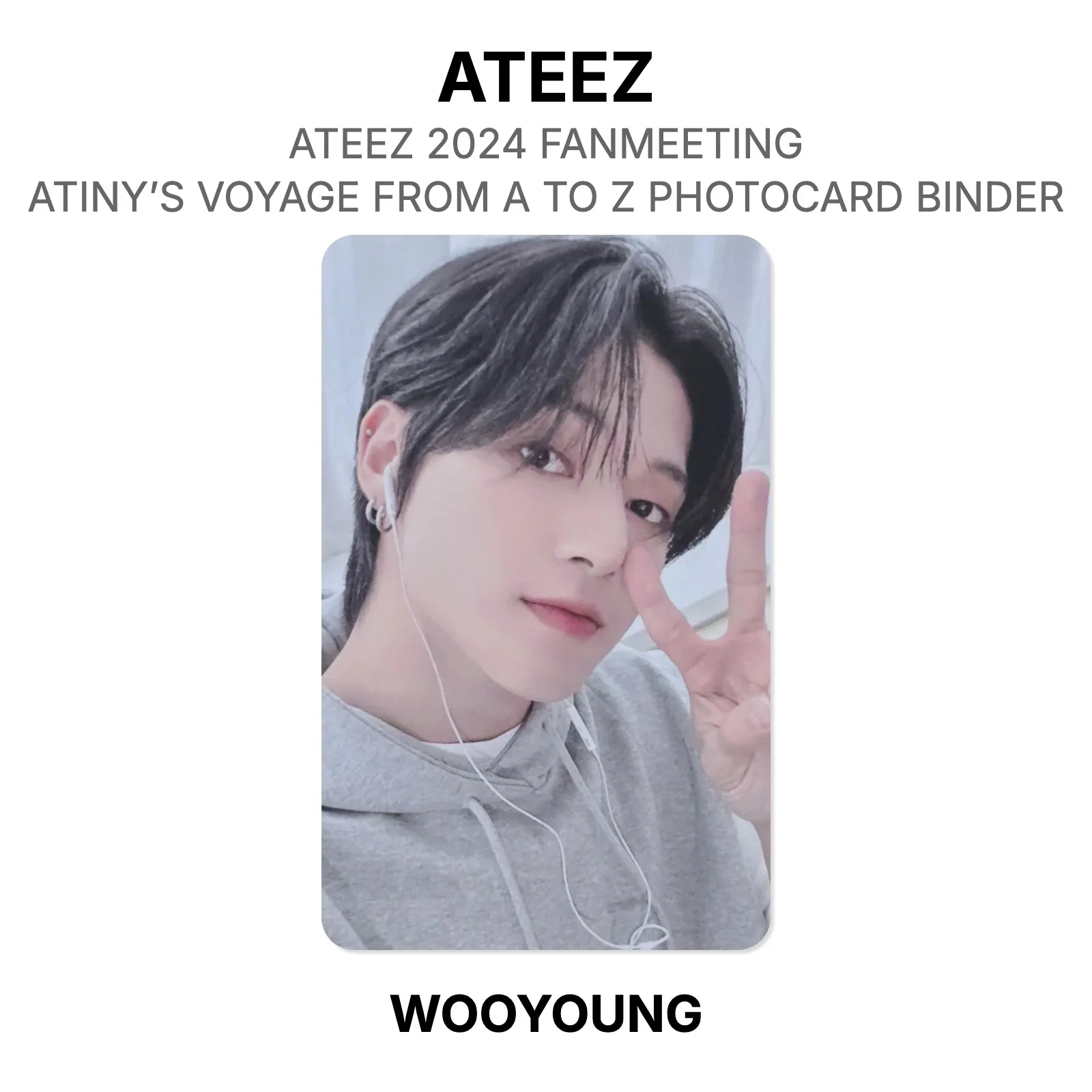 ATEEZ ATEEZ 2024 FANMEETING ATINY'S VOYAGE FROM A TO Z PHOTOCARD