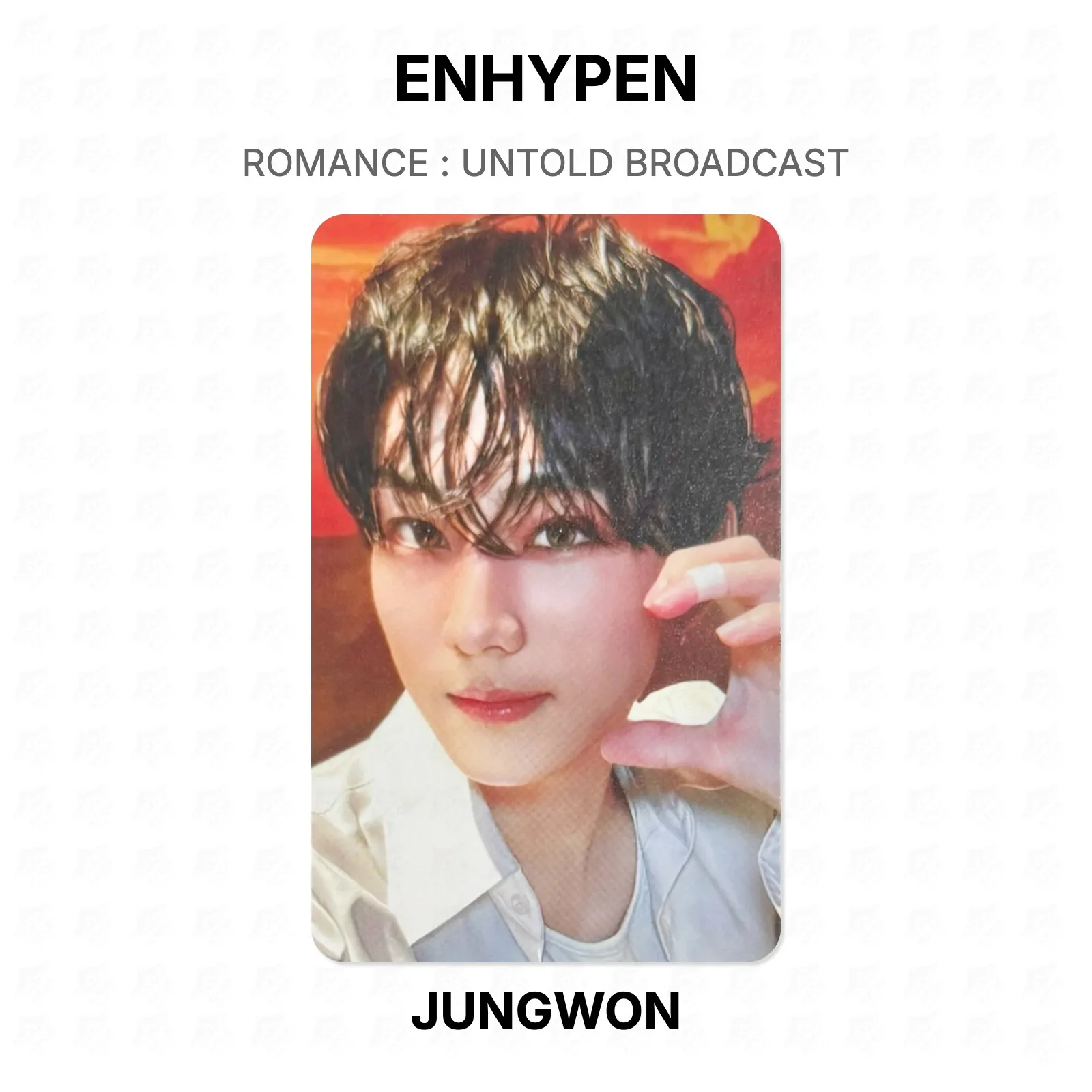 ENHYPEN ROMANCE : UNTOLD BROADCAST Official Photocard KPOP Special