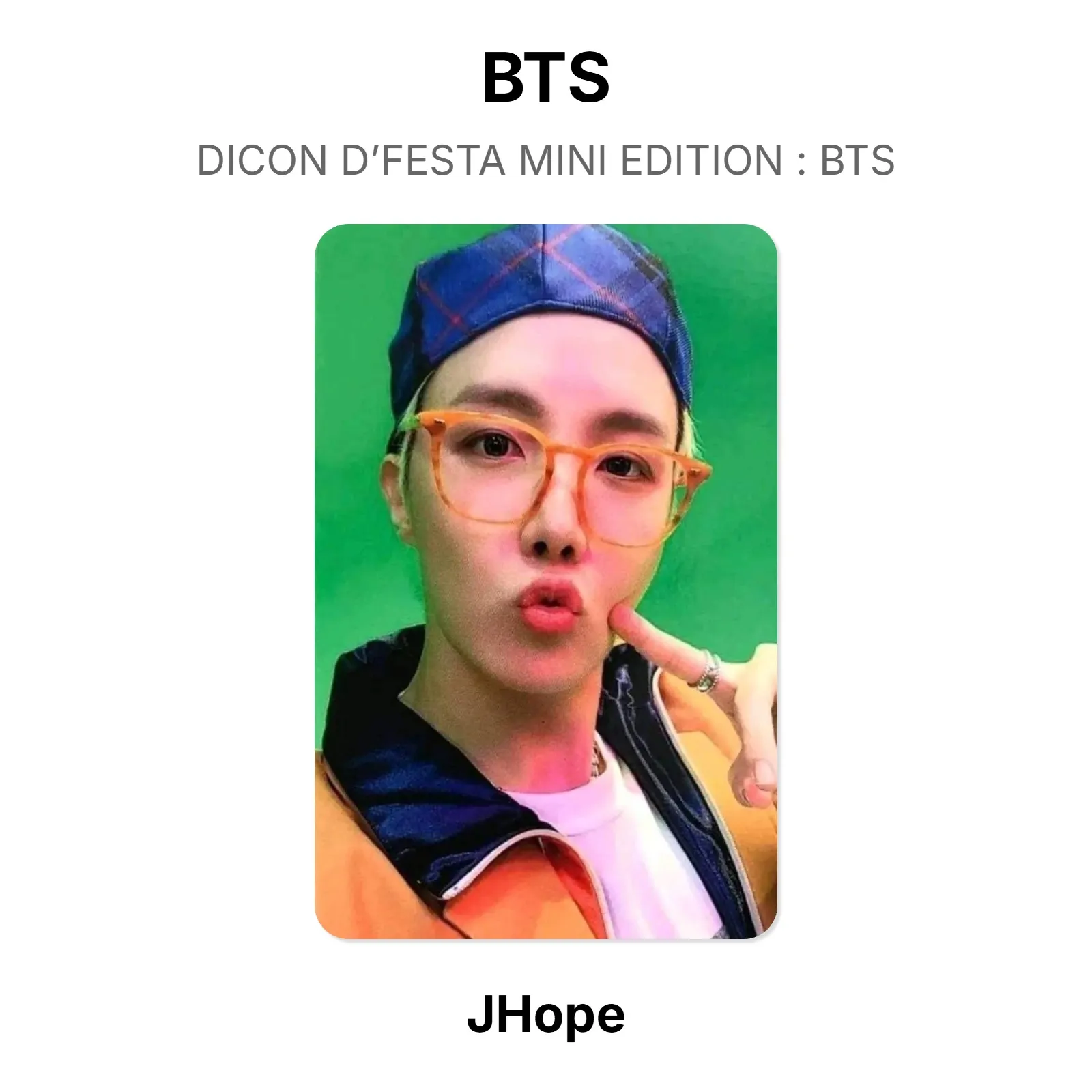 BTS DICON D’FESTA MINI EDITION : BTS Official Photocard KPOP Special Gift