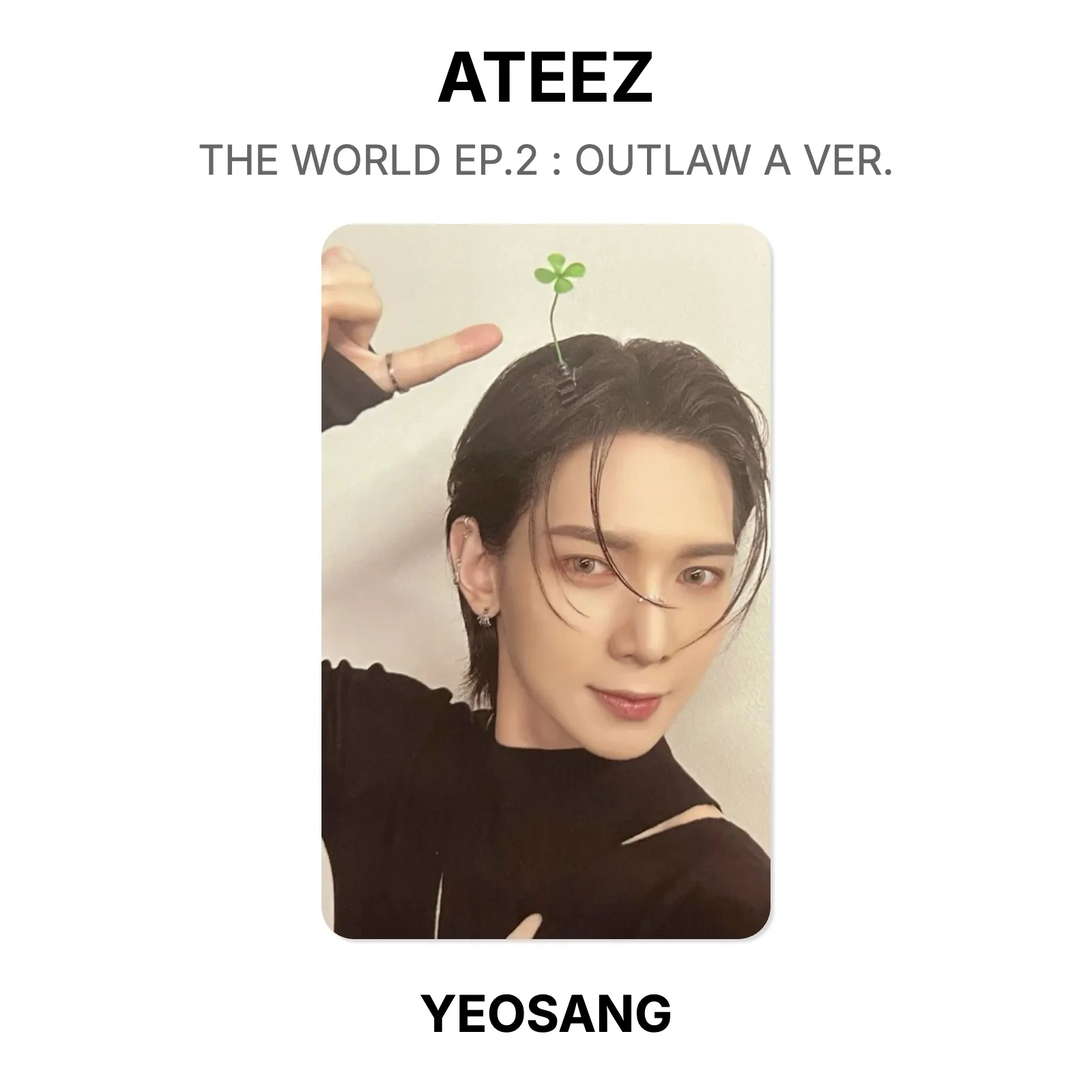 ATEEZ THE WORLD EP.2 : OUTLAW A VER. Official Photocard KPOP Special Gift