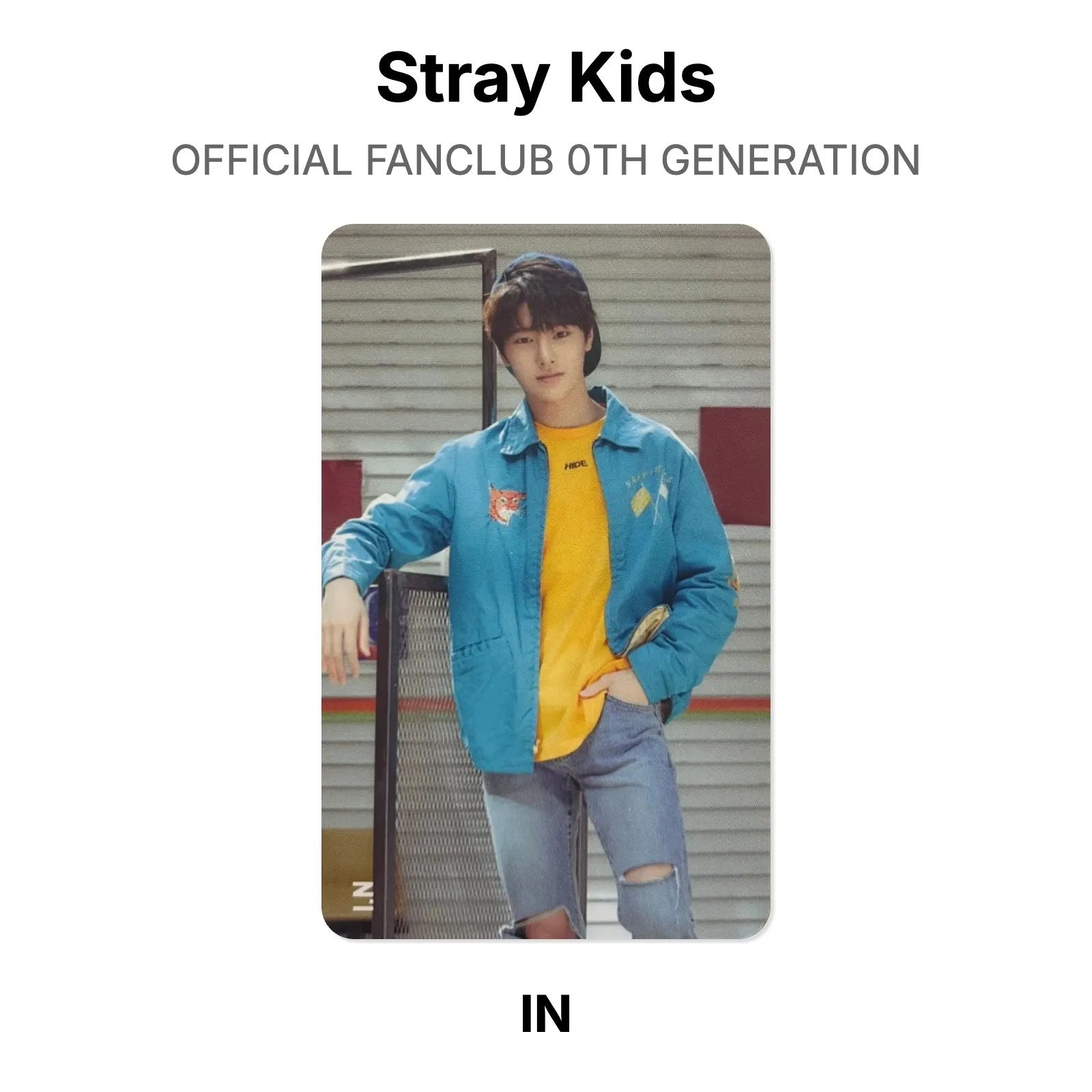 Stray Kids OFFICIAL FANCLUB 0TH GENERATION Photocard KPOP Special