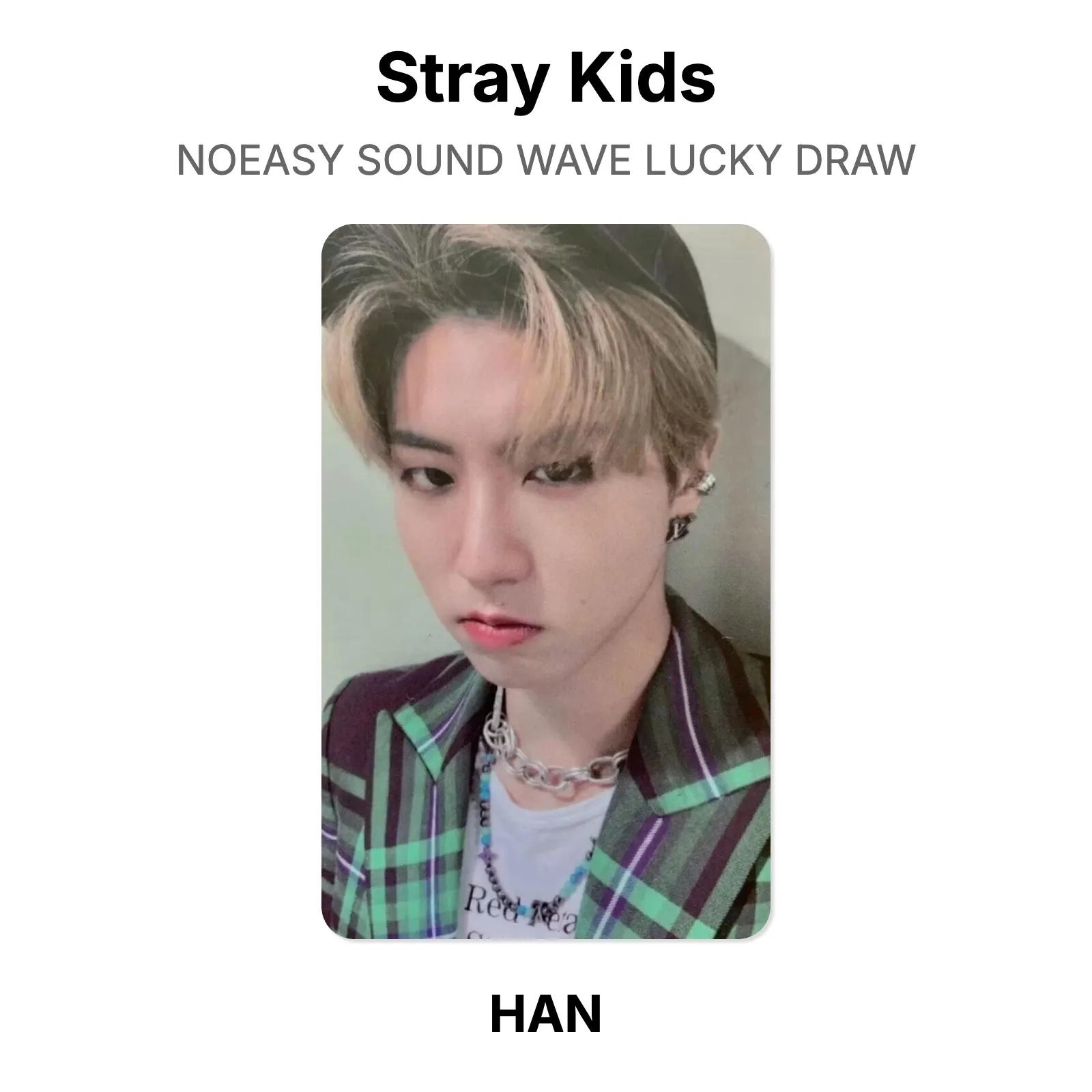 Stray Kids NOEASY SOUND WAVE LUCKY DRAW Official Photocard KPOP