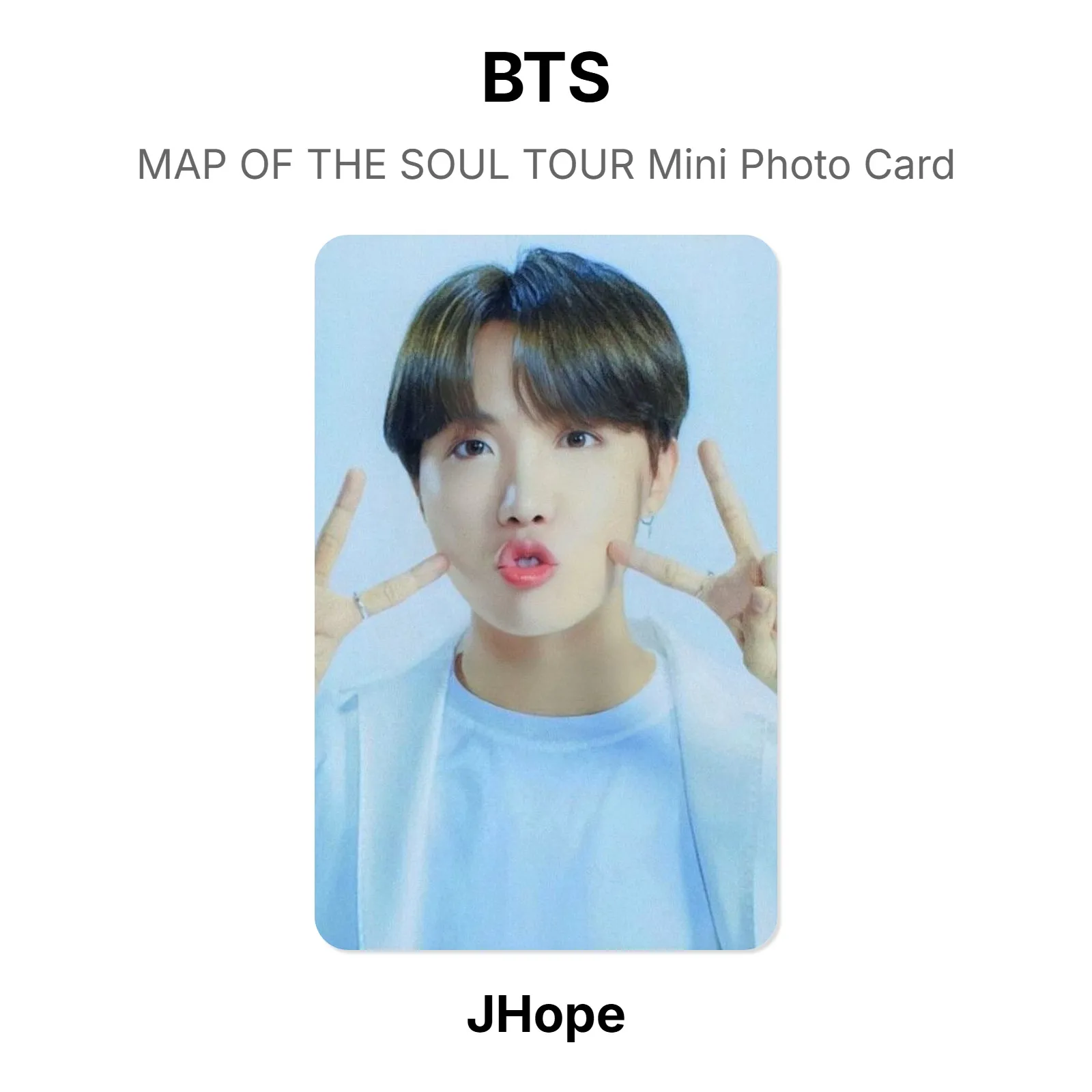 BTS MAP OF THE SOUL TOUR Mini Photo Card Official Photocard KPOP