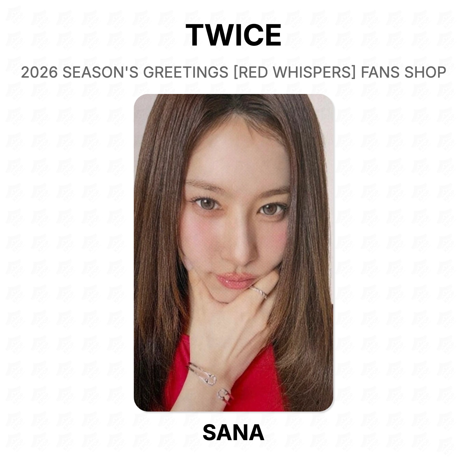 TWICE 2026 SEASON’S GREETINGS [RED WHISPERS] FANS SHOP KPOP Special Gift