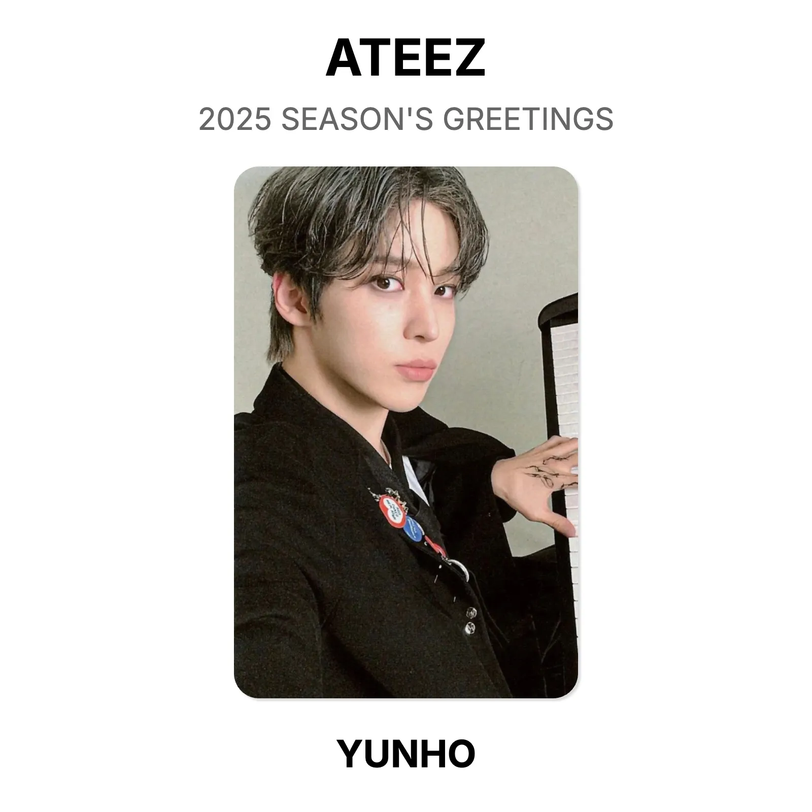 ATEEZ 2025 SEASON'S GREETINGS Official Photocard KPOP Special Gift