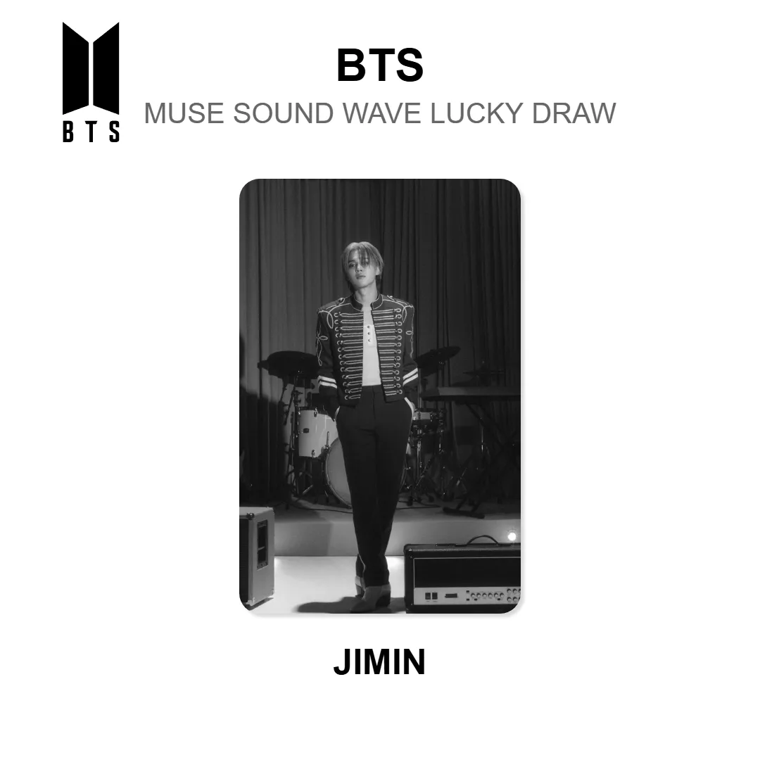 BTS MUSE SOUND WAVE LUCKY DRAW Official Photocard KPOP Special