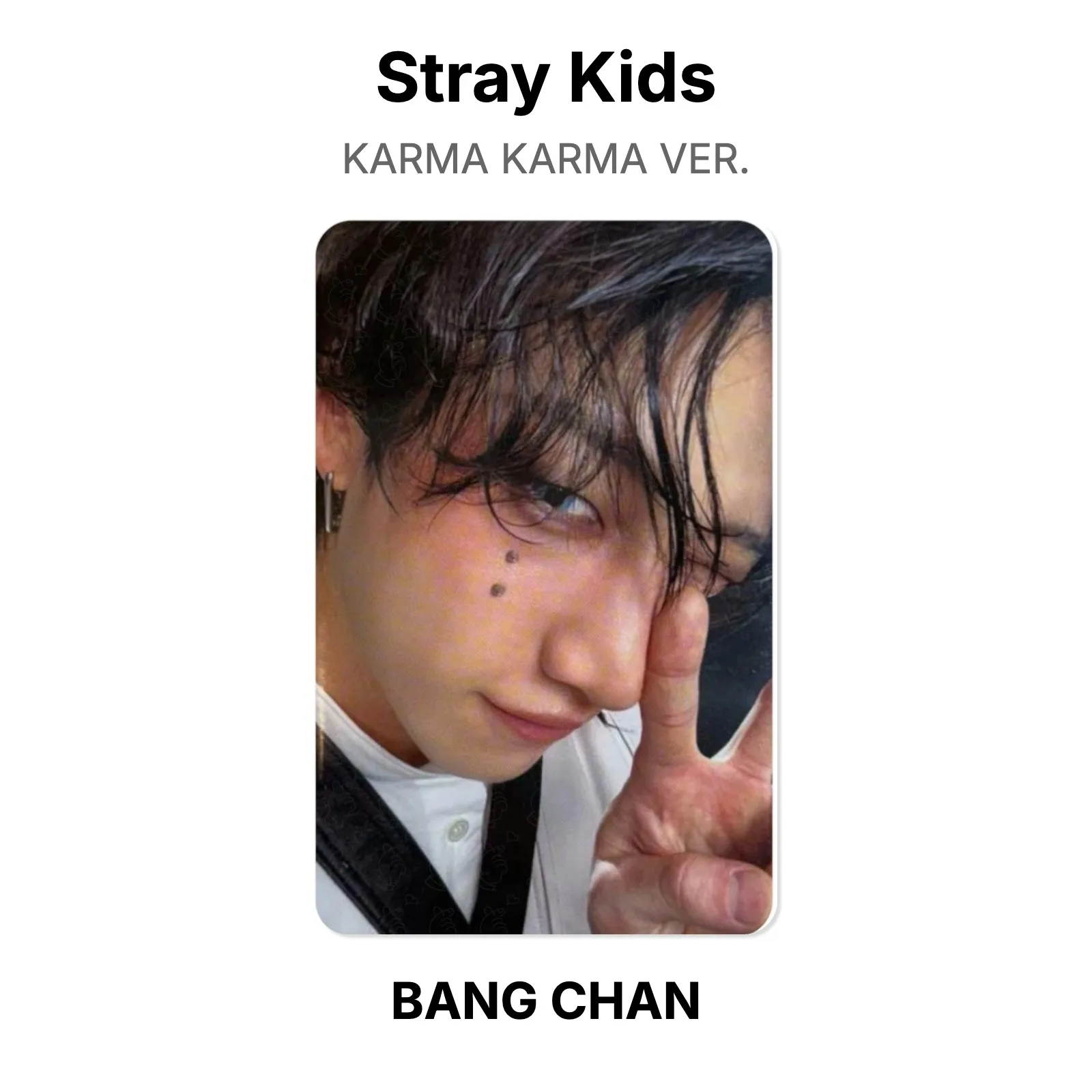 Stray Kids KARMA KARMA VER. Official Photocard KPOP Special Gift