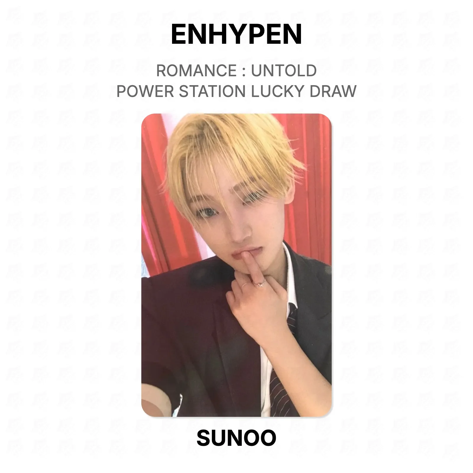 ENHYPEN ROMANCE : UNTOLD POWER STATION LUCKY DRAW Official KPOP Special Gift