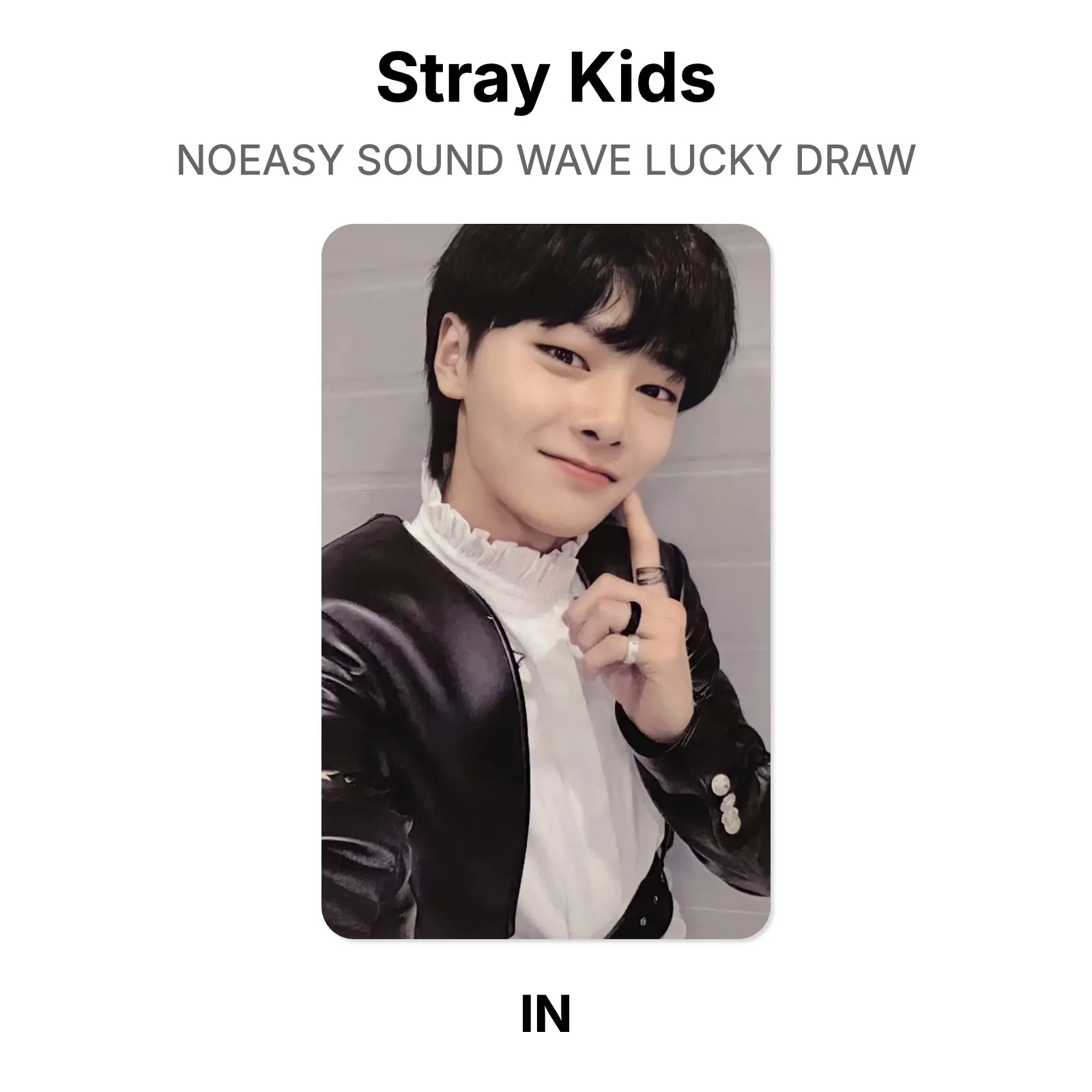Stray Kids NOEASY SOUND WAVE LUCKY DRAW Official Photocard KPOP