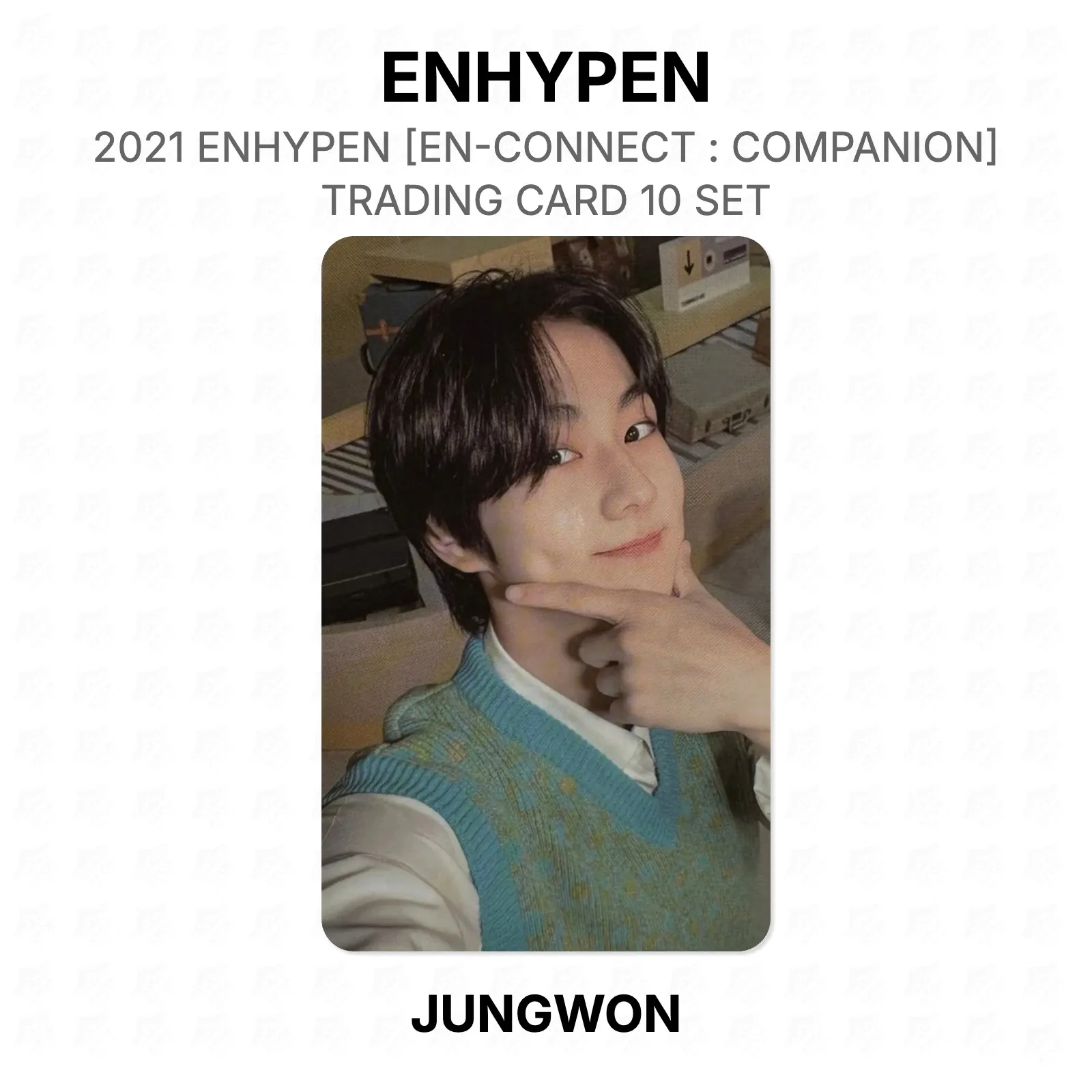 ENHYPEN 2021 ENHYPEN [EN-CONNECT : COMPANION] TRADING CARD 10 SET Special Gift