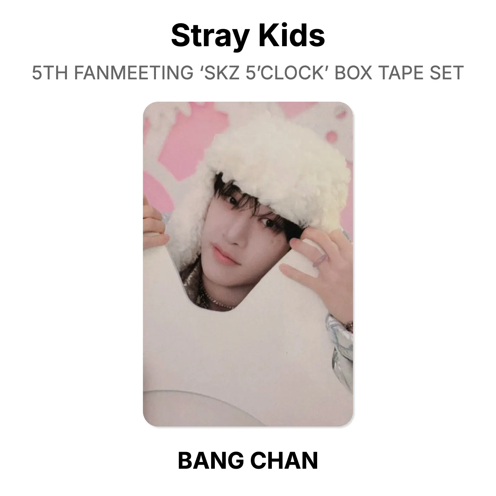 Stray Kids 5TH FANMEETING ‘SKZ 5’CLOCK’ BOX TAPE SET Official KPOP Special Gift