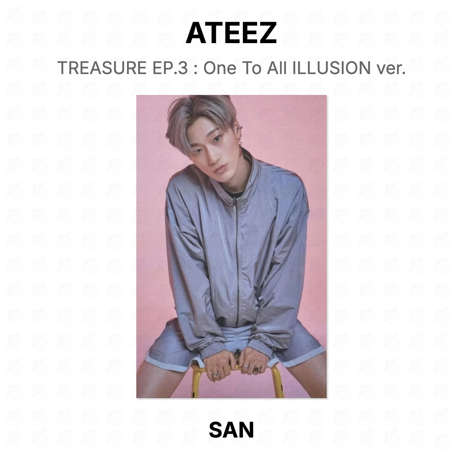 ATEEZ TREASURE EP.3 : One To All ILLUSION ver. Official KPOP Special Gift
