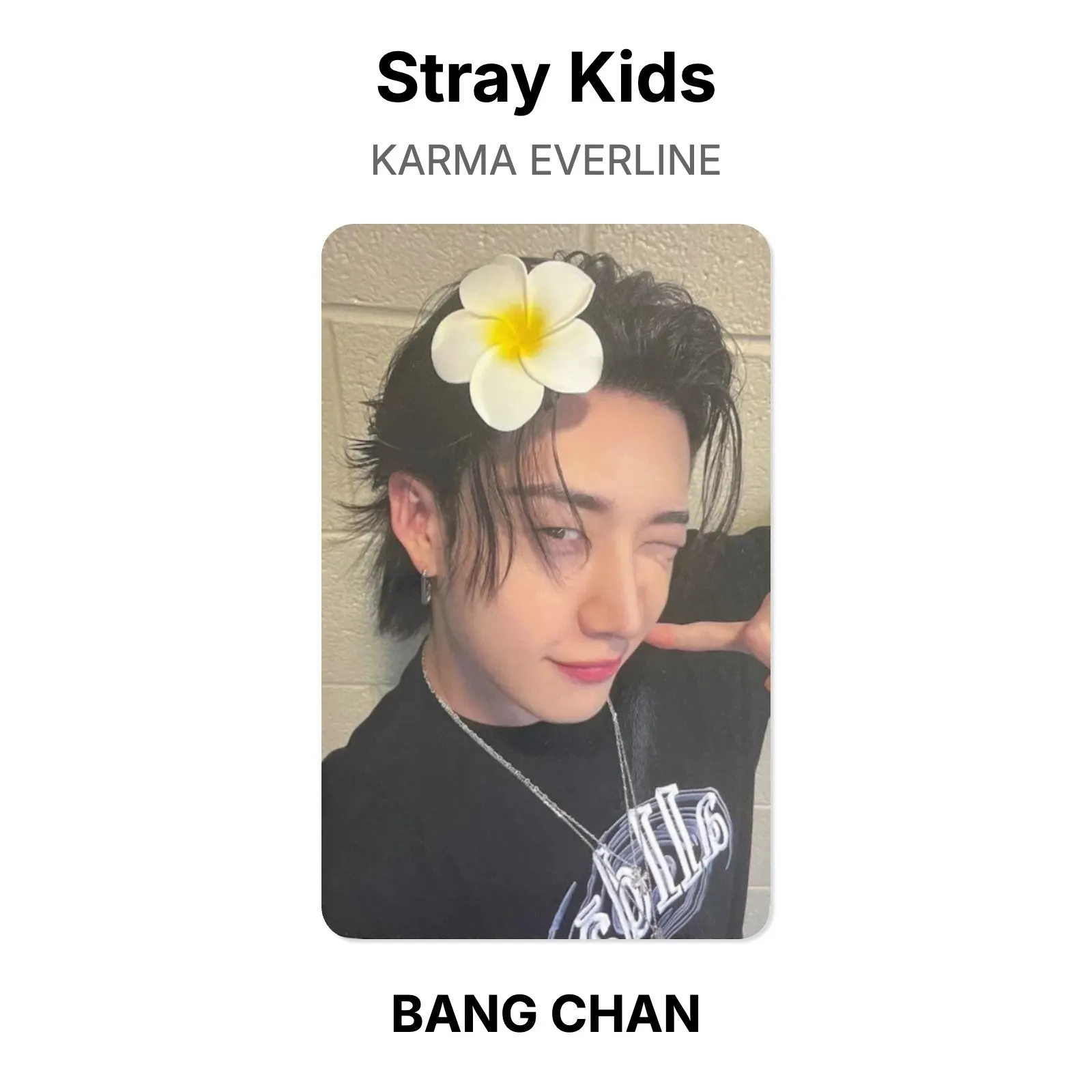 Stray Kids KARMA EVERLINE Official Photocard KPOP Special Gift