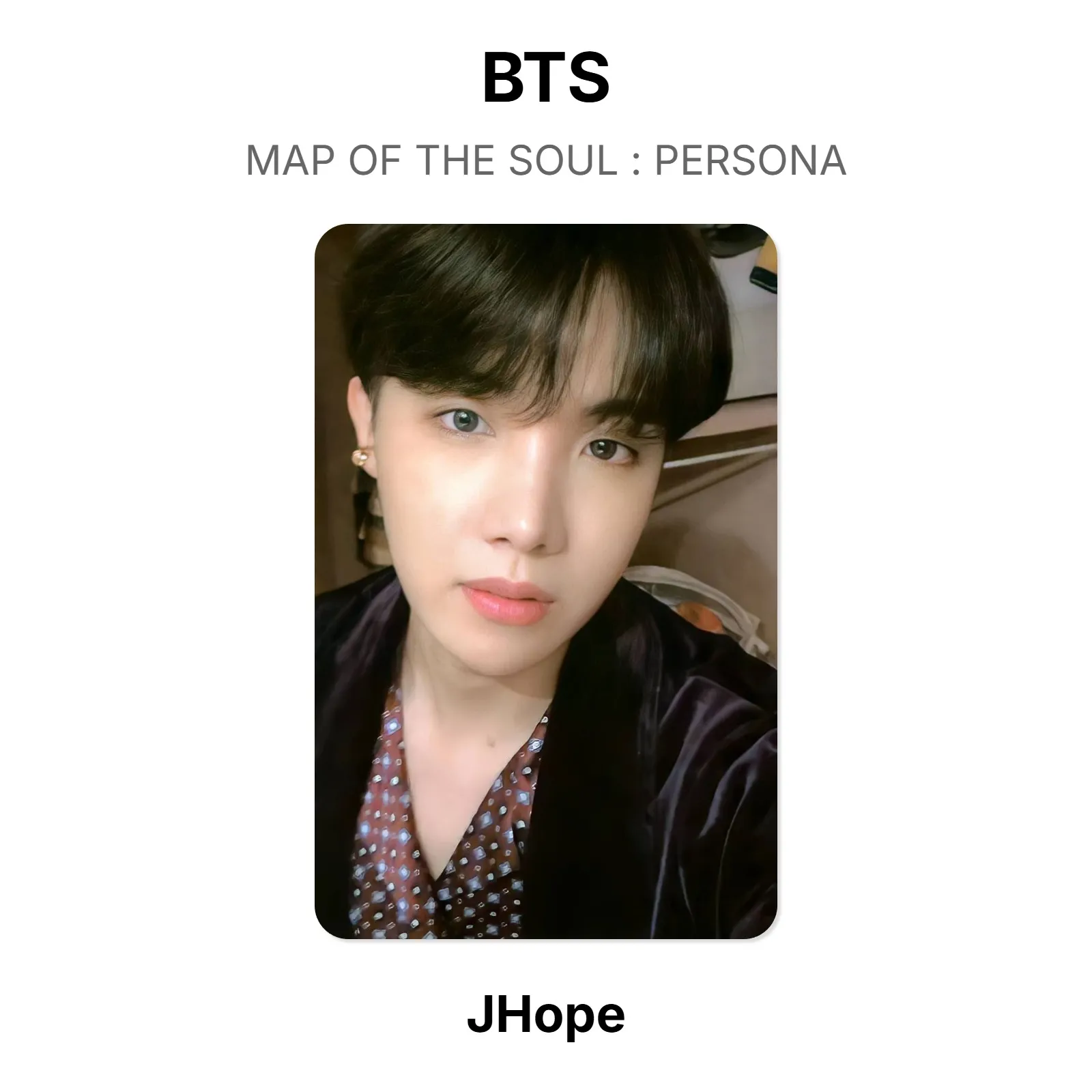 BTS MAP OF THE SOUL : PERSONA Official Photocard KPOP Special Gift