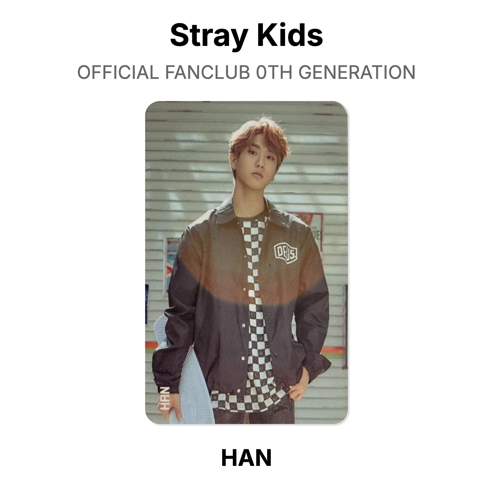 Stray Kids OFFICIAL FANCLUB 0TH GENERATION Photocard KPOP Special